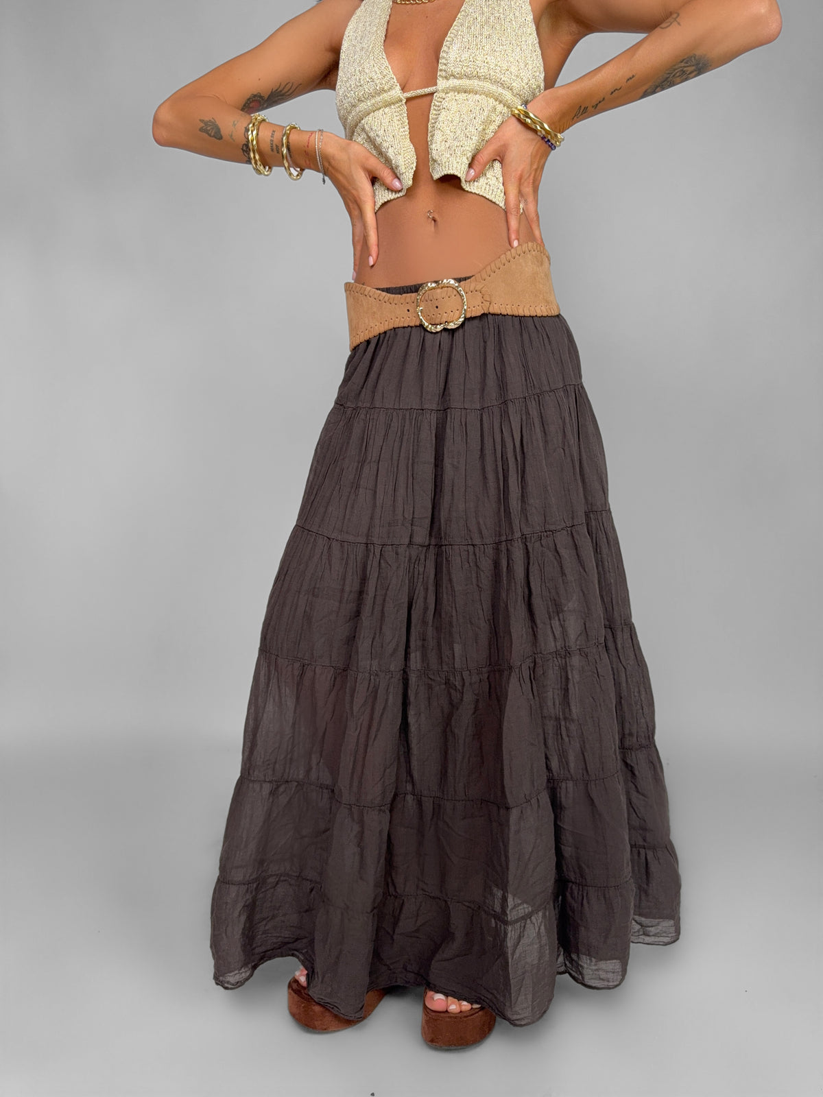 Gonna Tiered-Brown