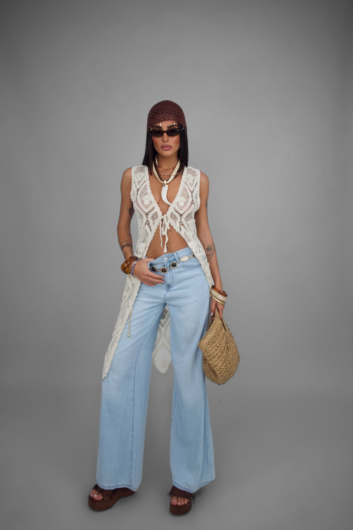 Total Look Ethnic Beige