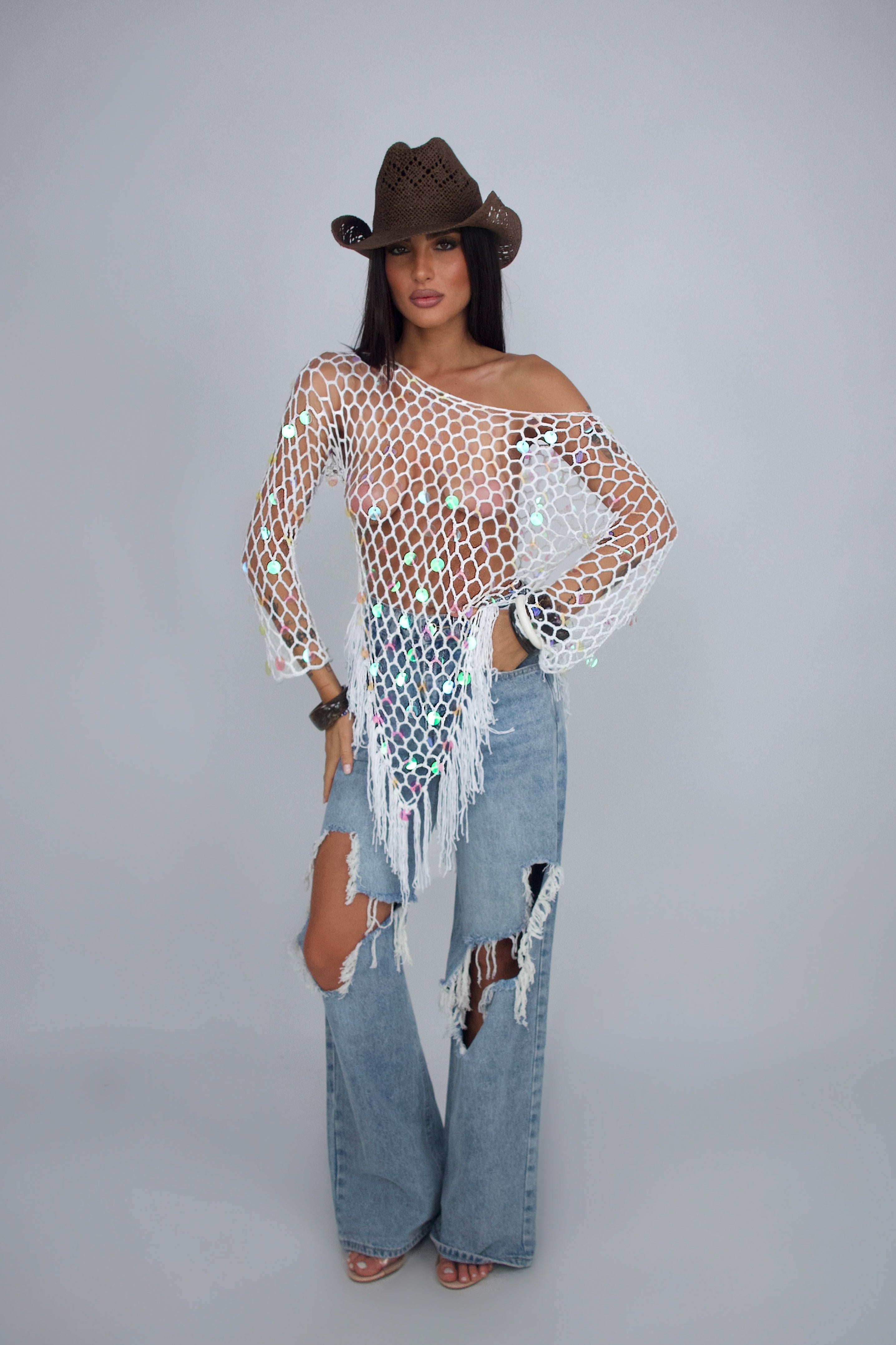 Total Look Mesh Glam