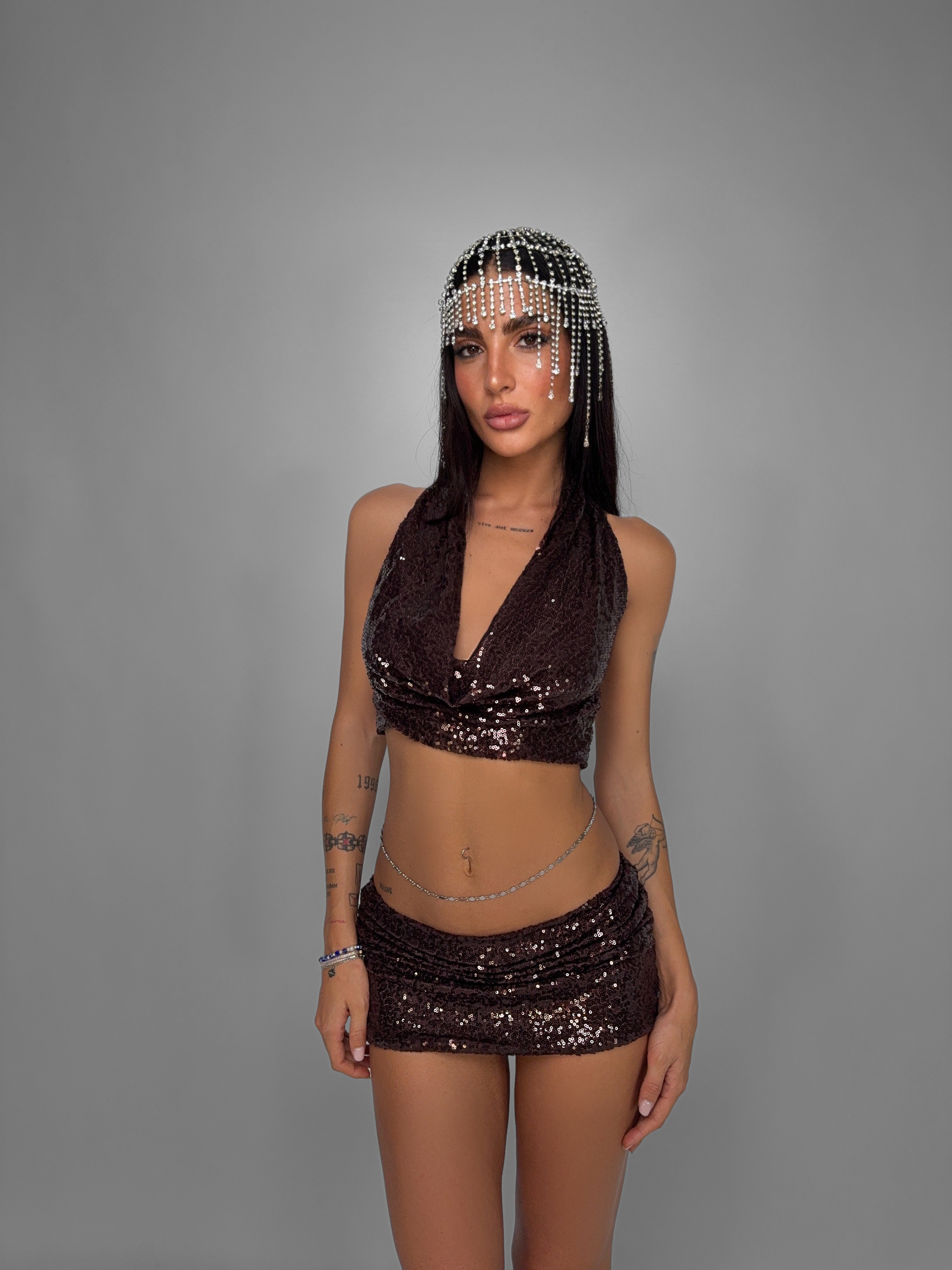 Completo Sparkle-Brown