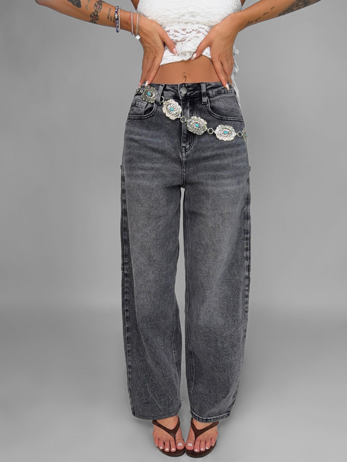 Smoke Denim Jeans