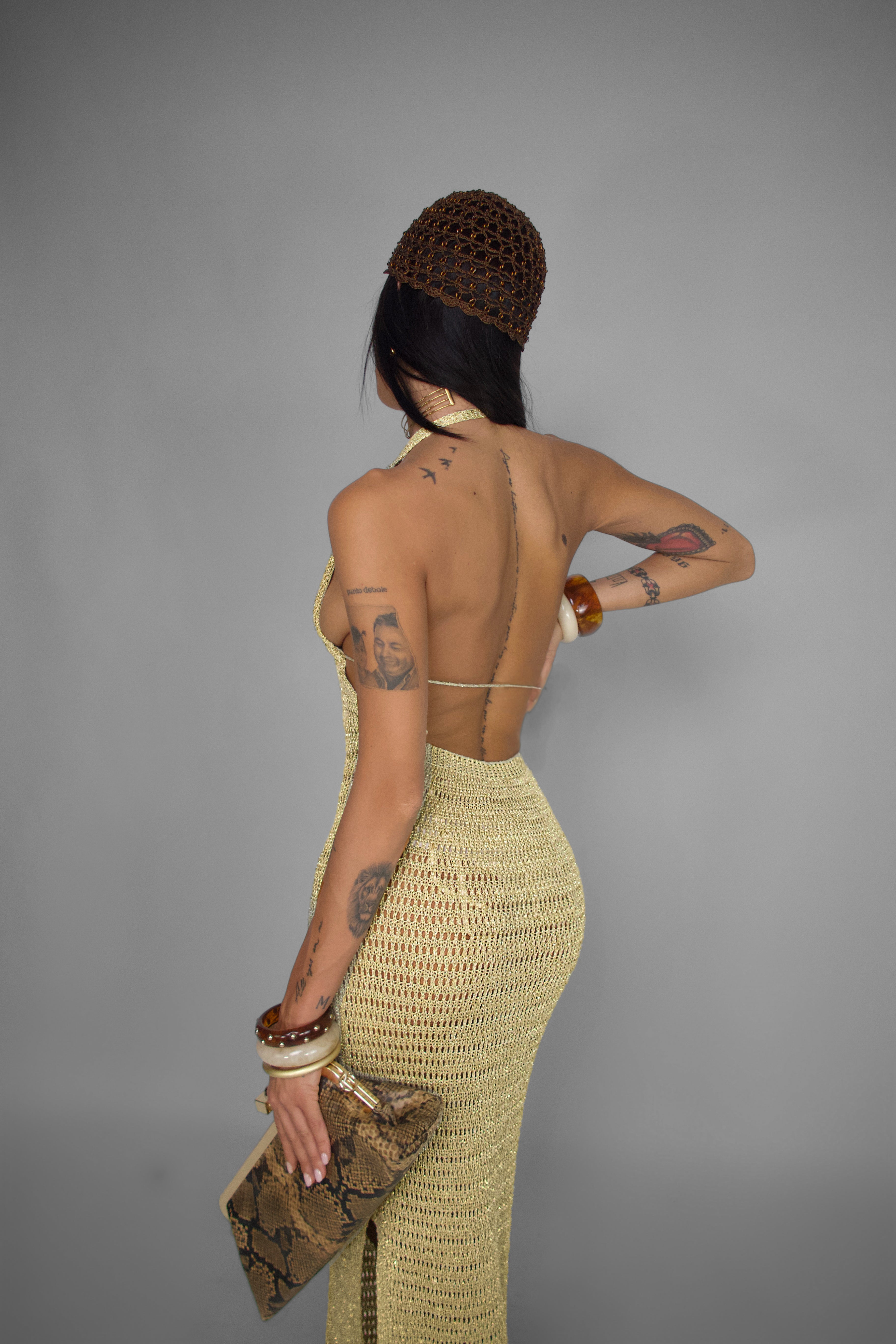 Abito Luxe Sparkling-Gold