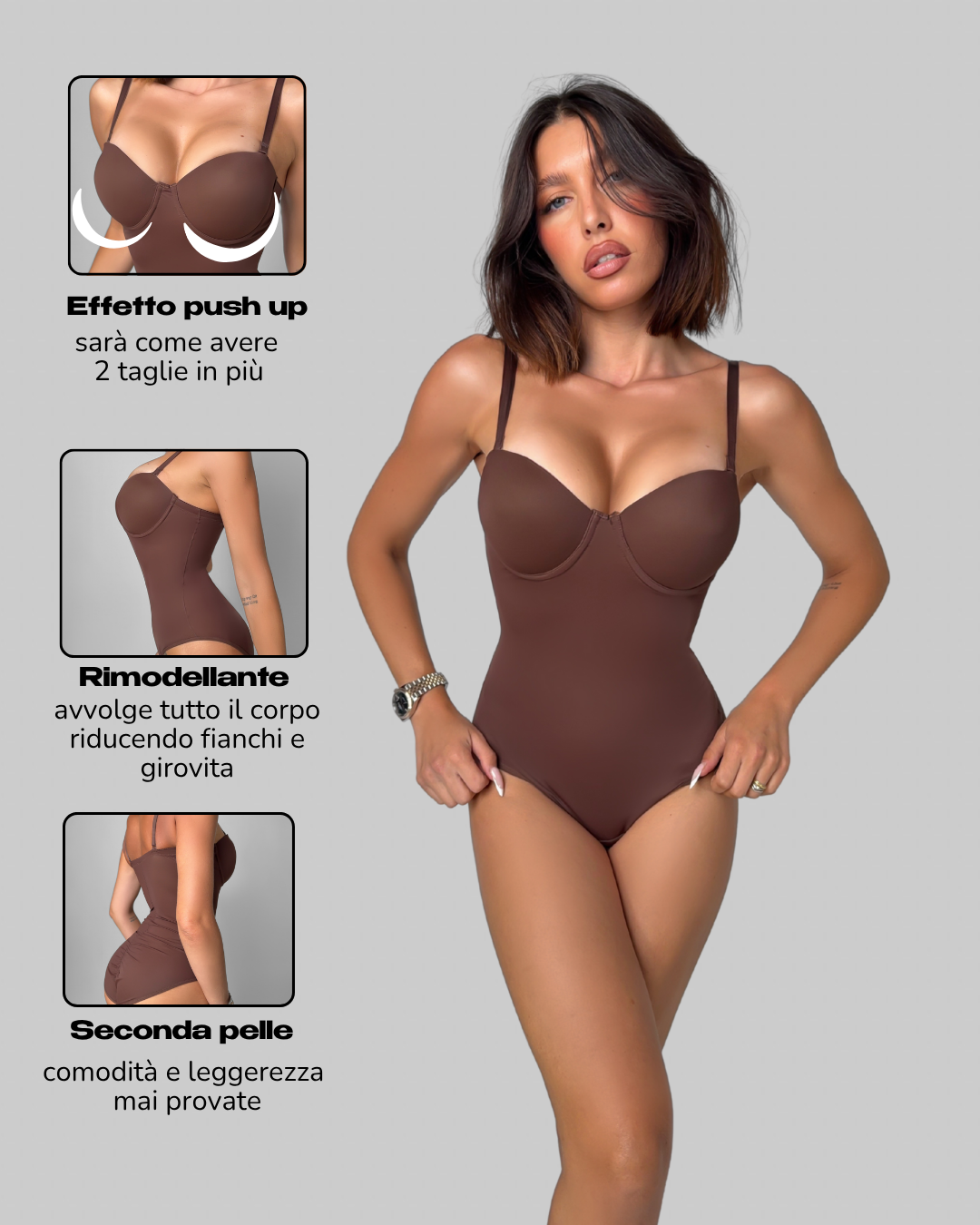 Body Slimming & Push Up - Brown