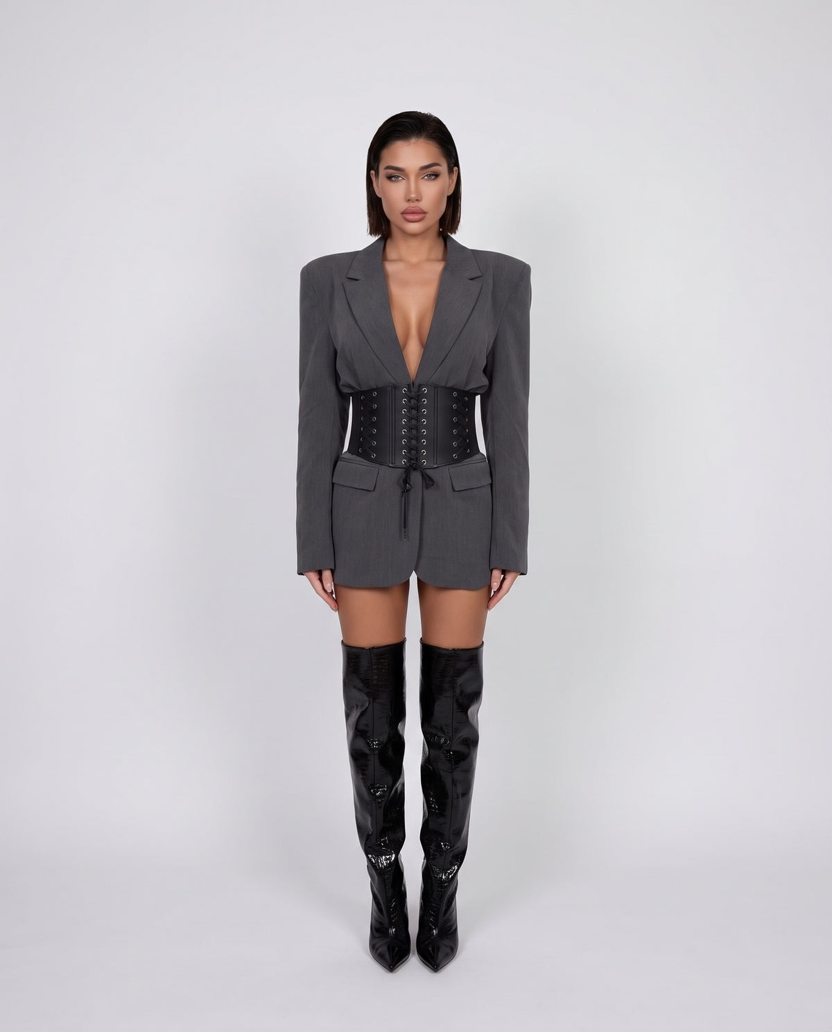 Blazer Oversized Ego - Gris