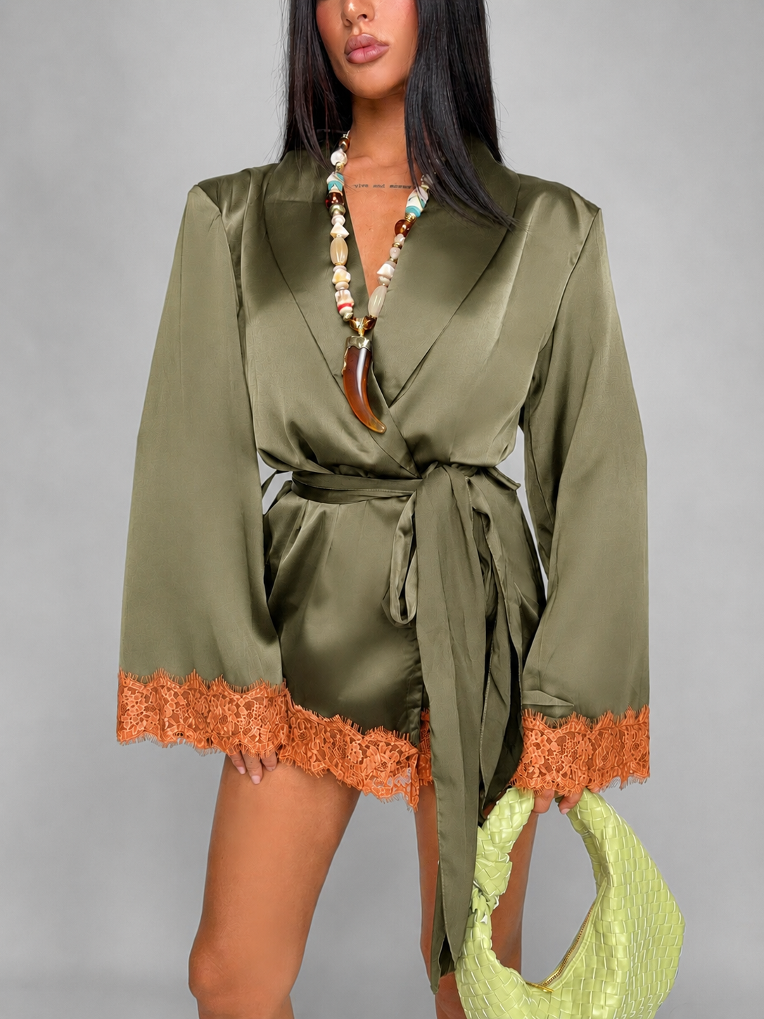Abito Lace Divine-Green