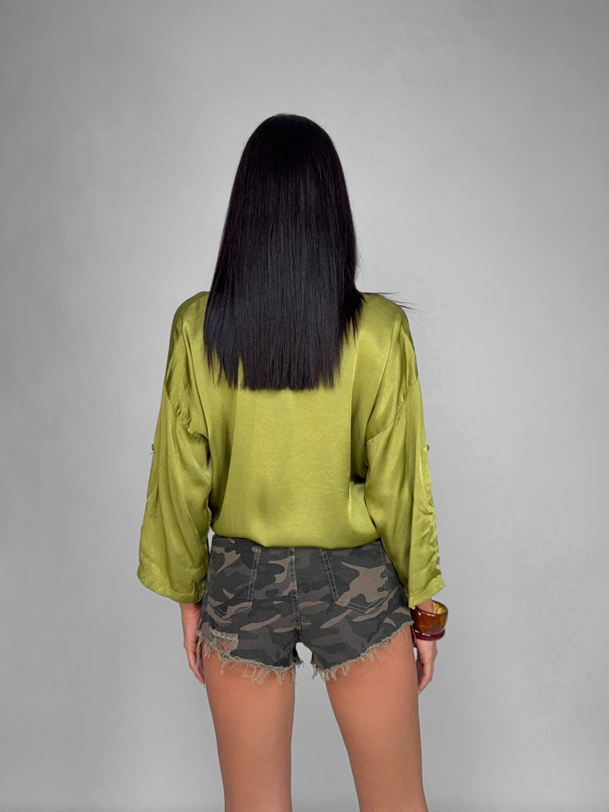Shorts Army Distressed