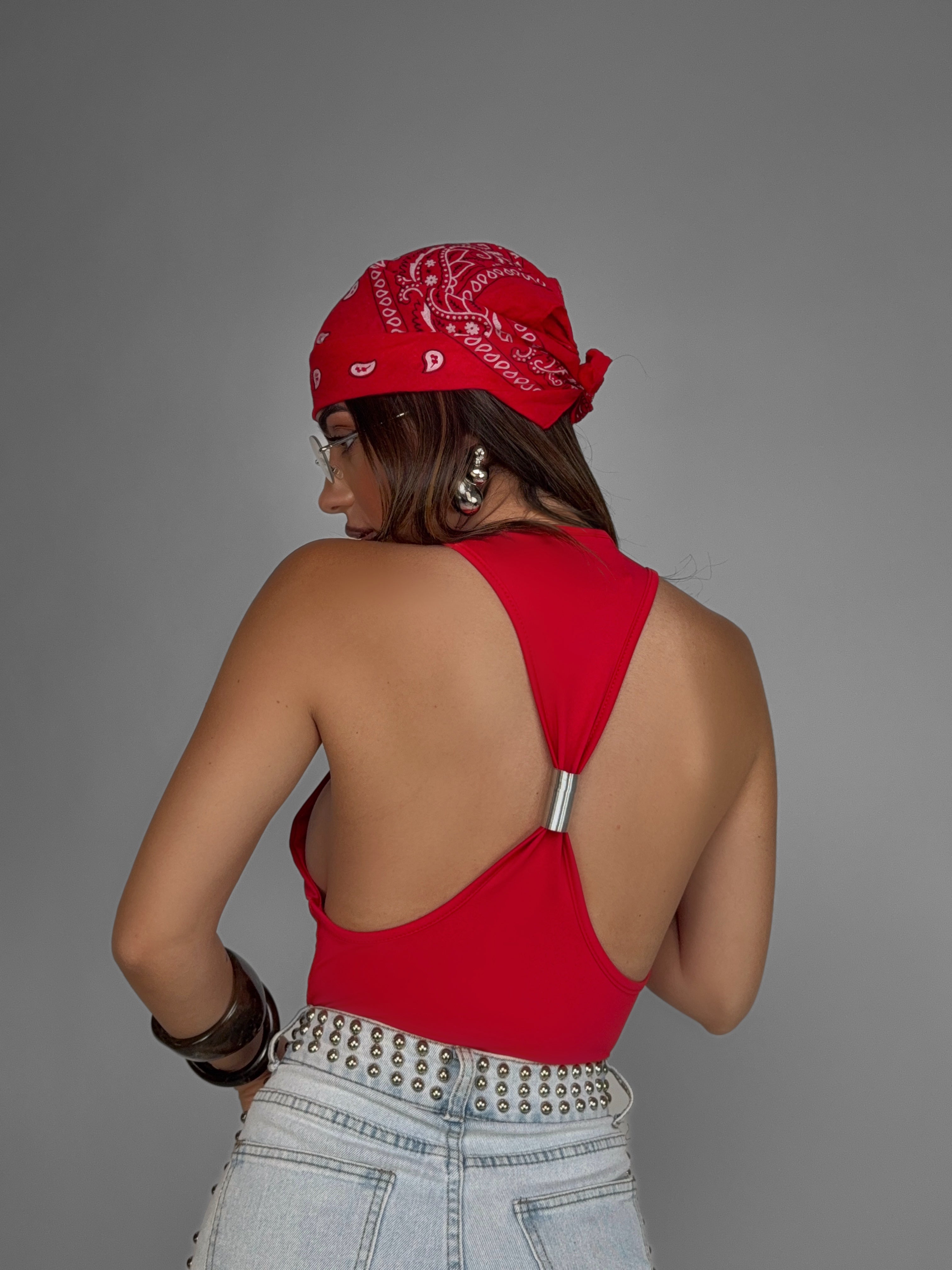 Body Sensual Back-Red