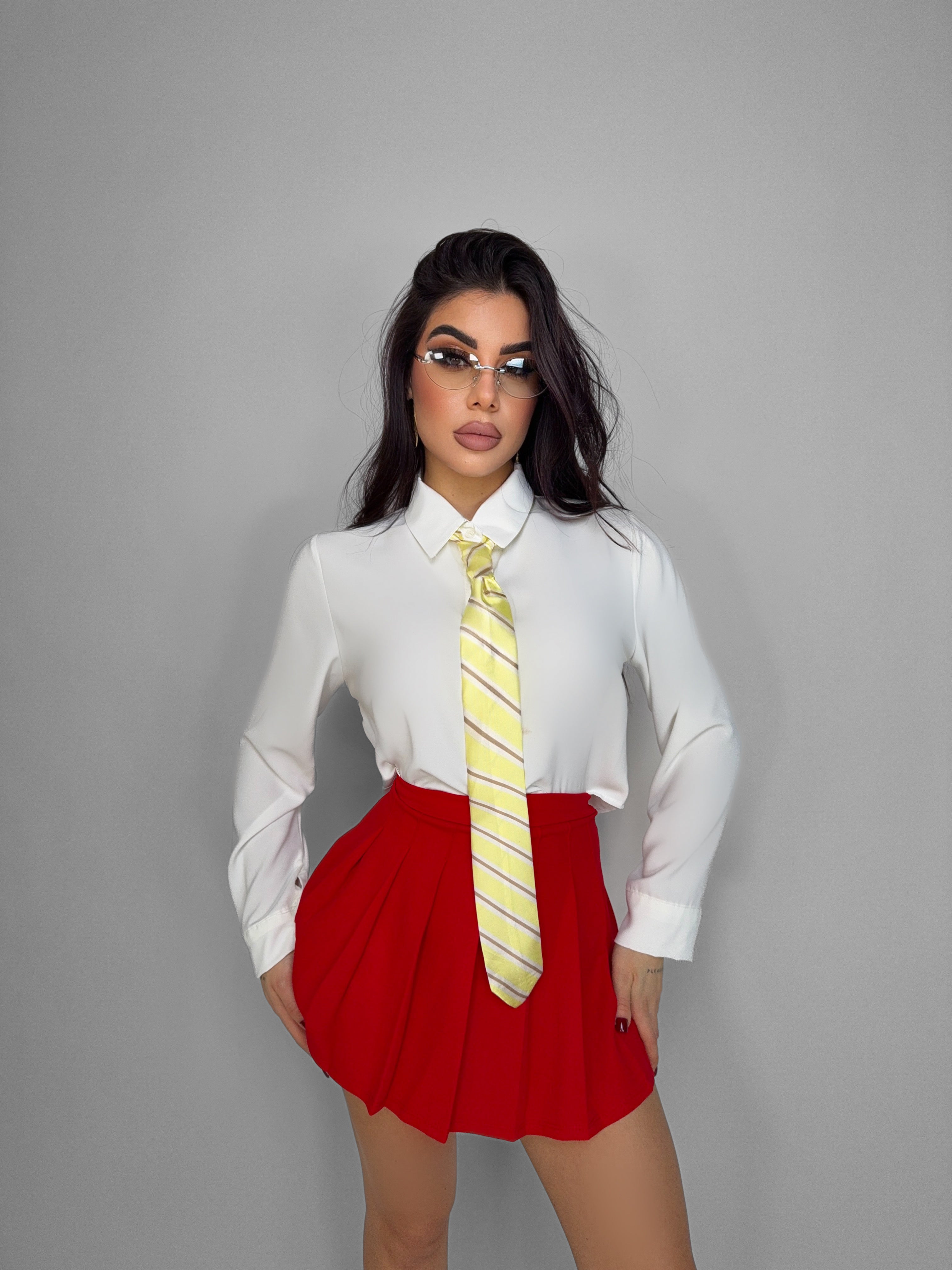 Corporate Chic Shirt-Yellow