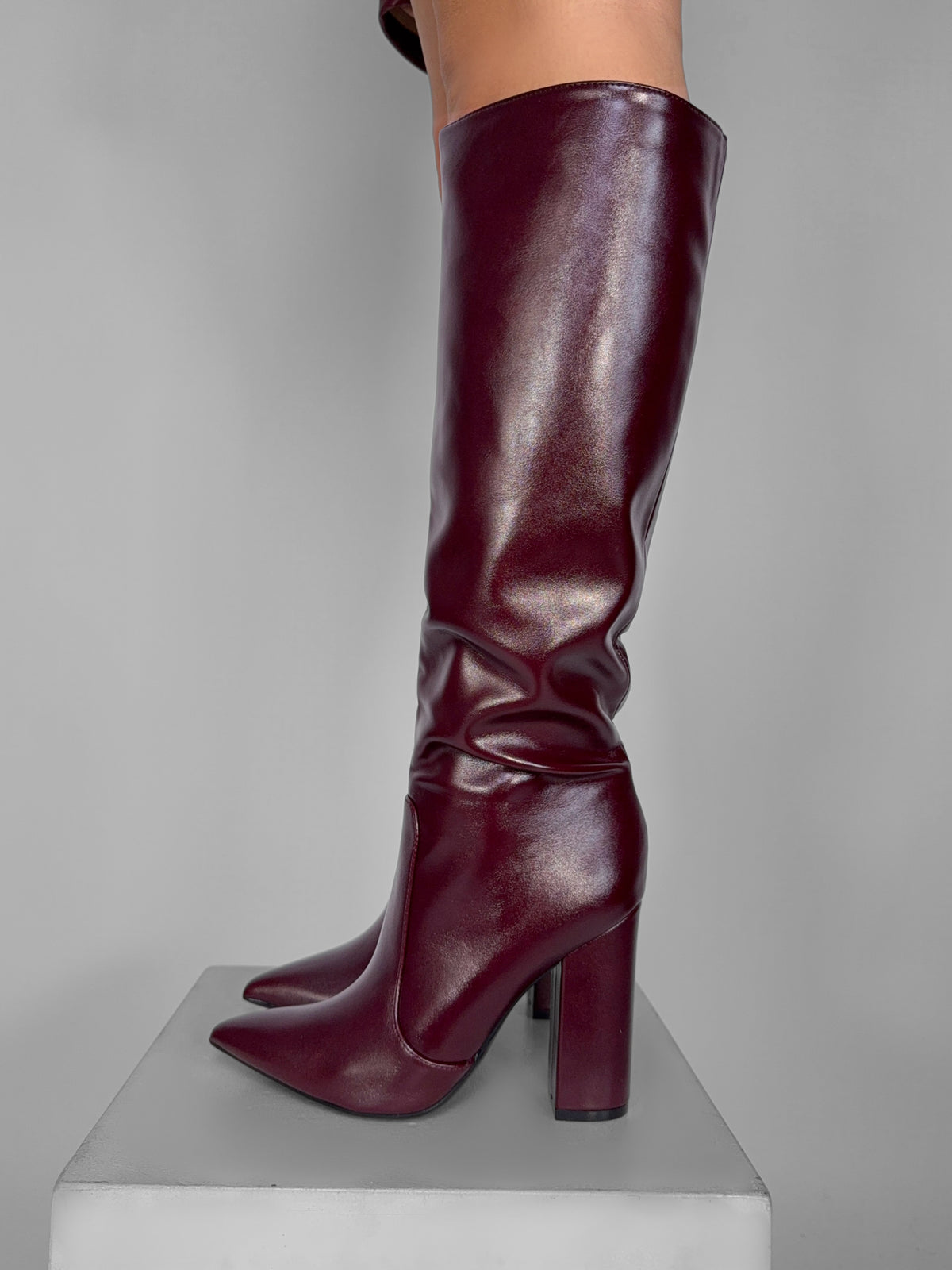 Boot Fashion-Cherry Red
