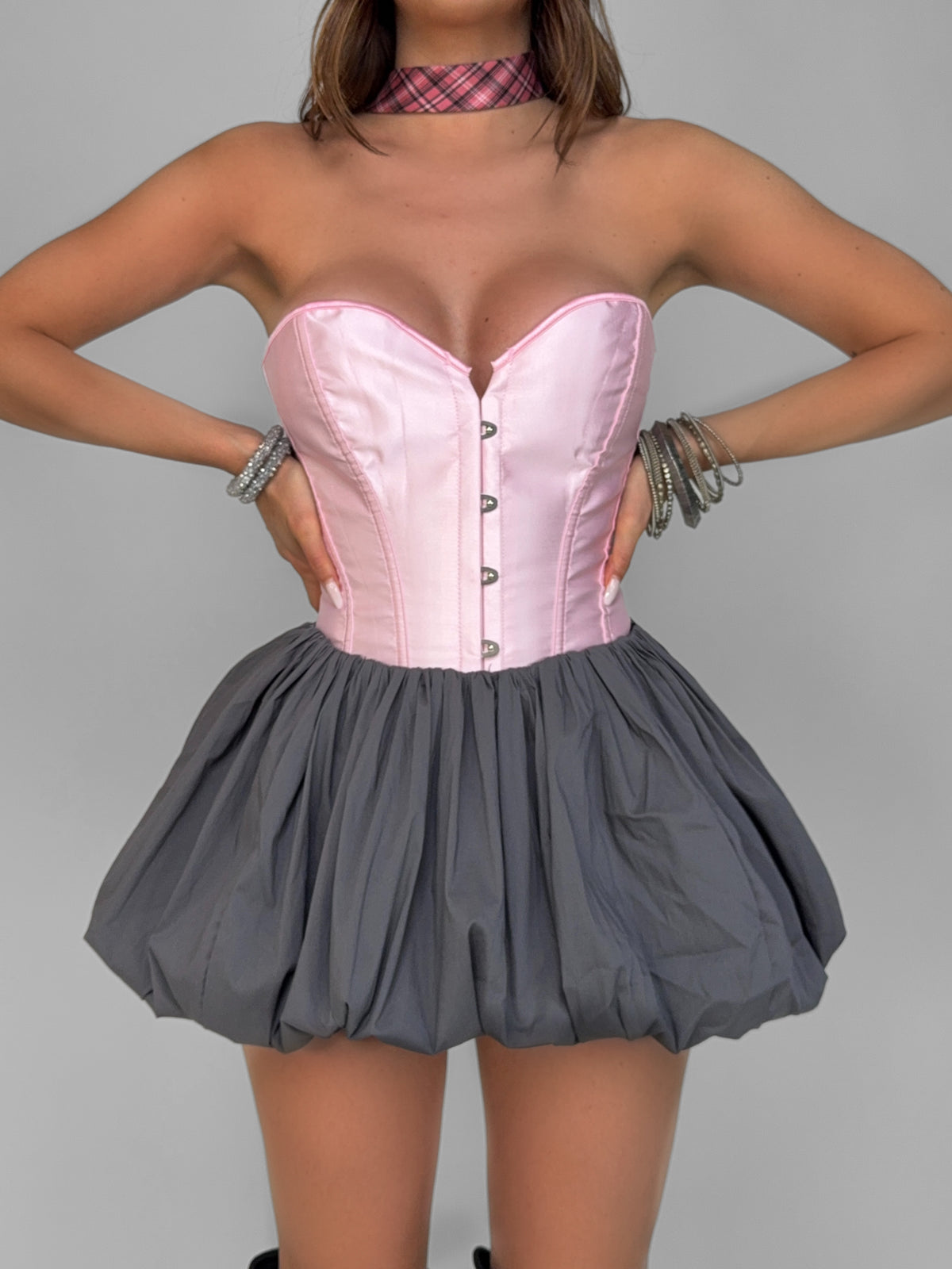 Shorts Bubble-Grey