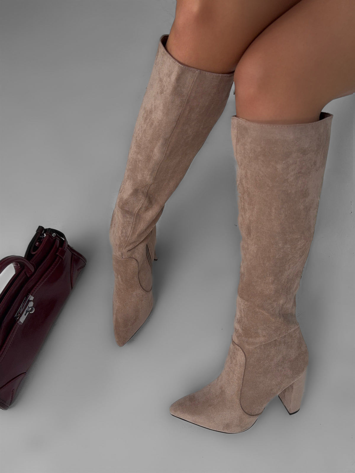 Stivale Seude-Beige