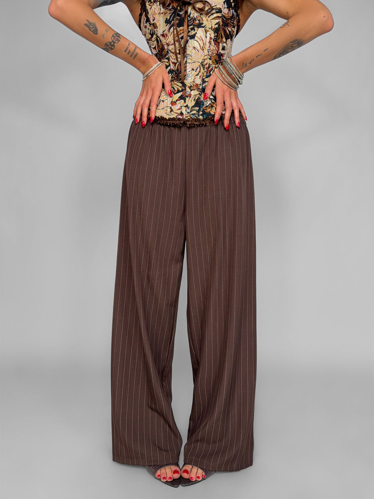 Pantalone Prime Tailored-Brown