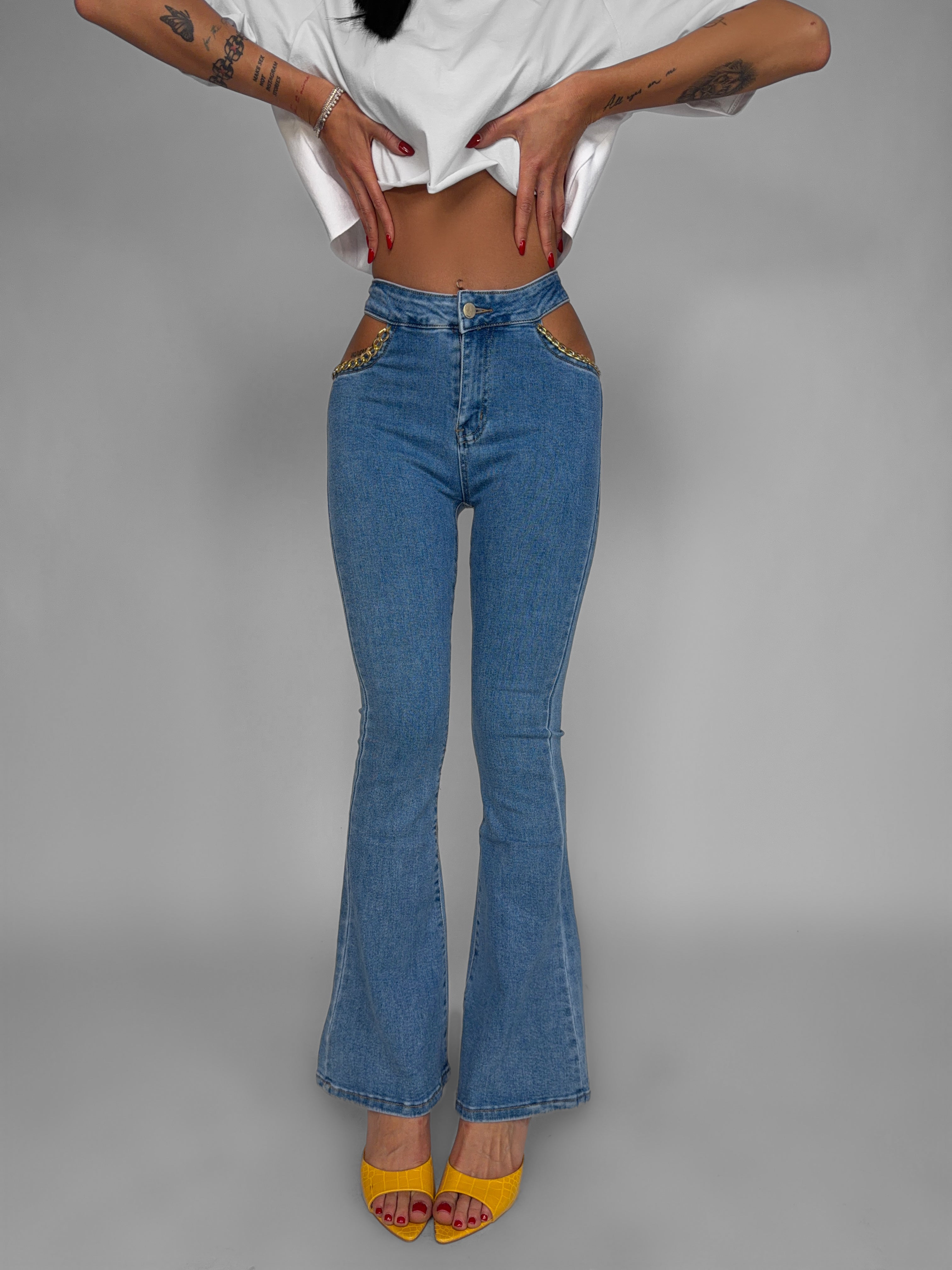Twin Chain Jeans