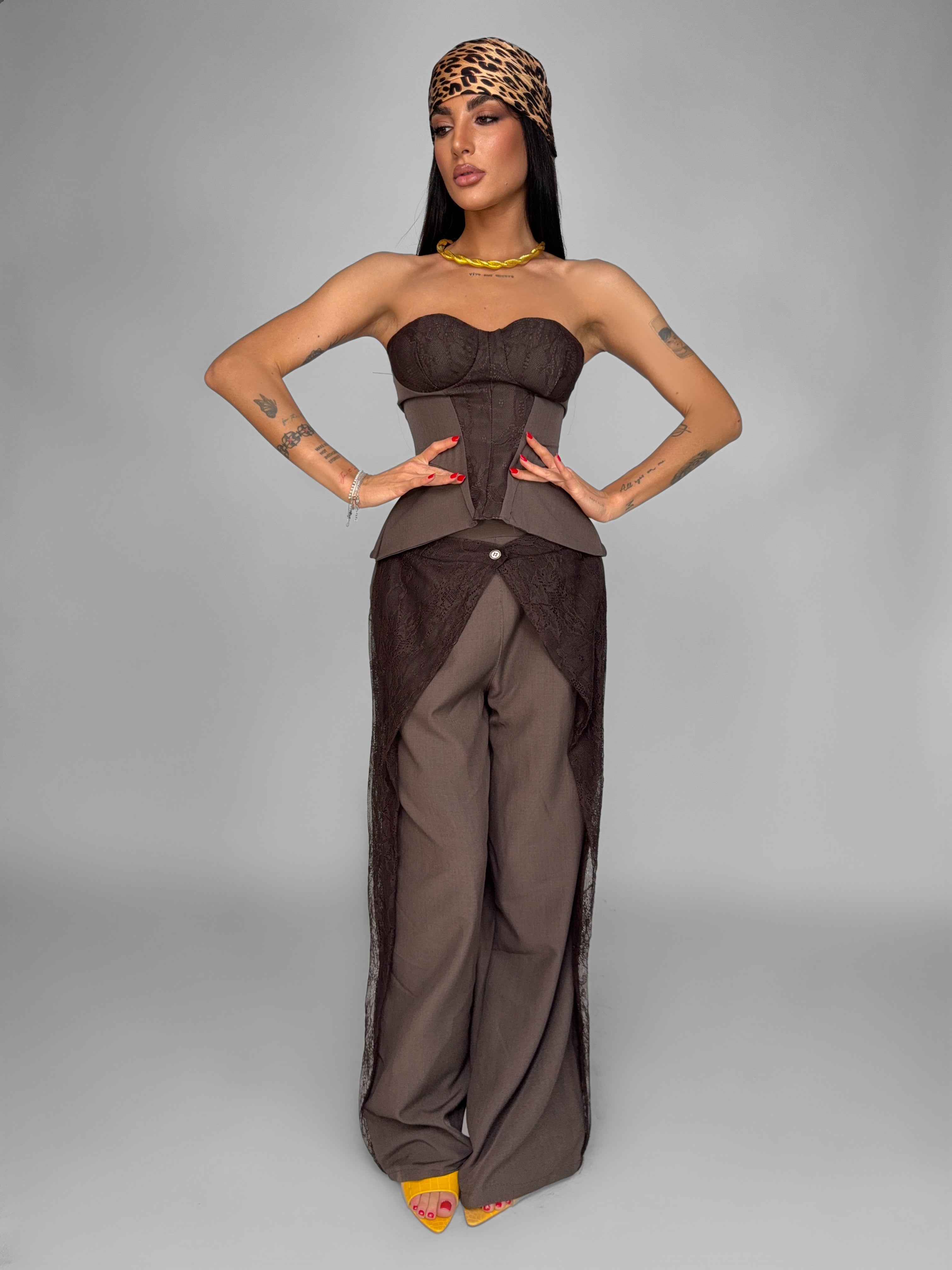 Completo Lace Insert-Brown