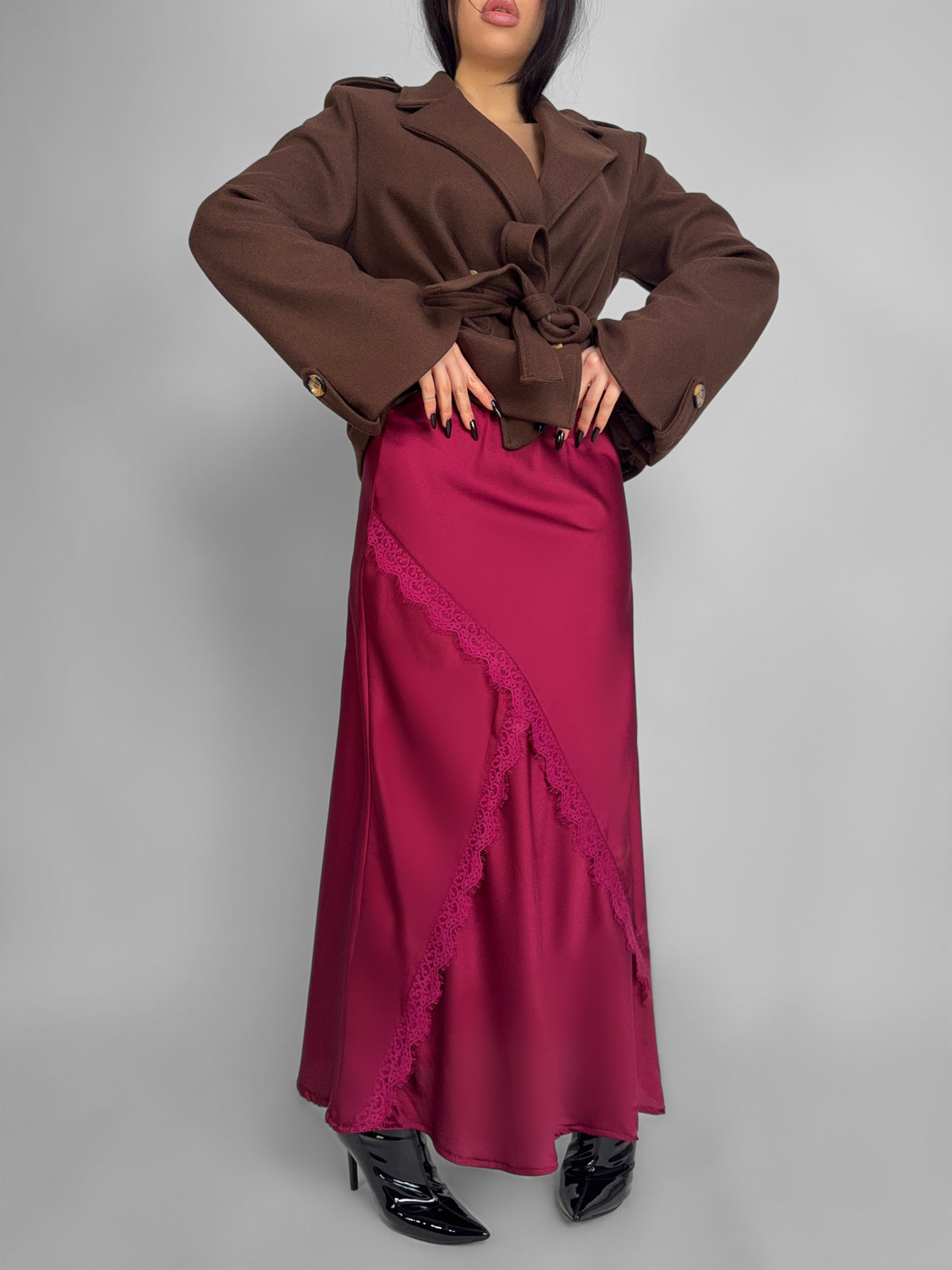 Silky Lace Skirt