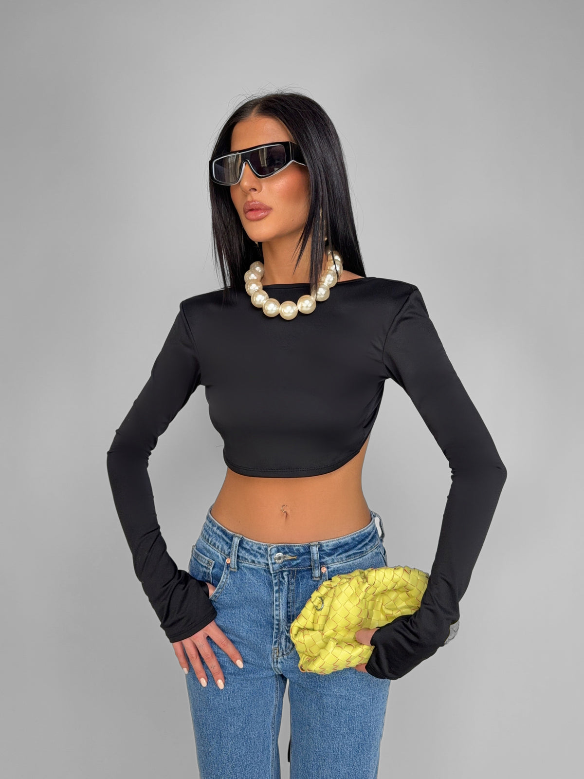 Top Backless Crop