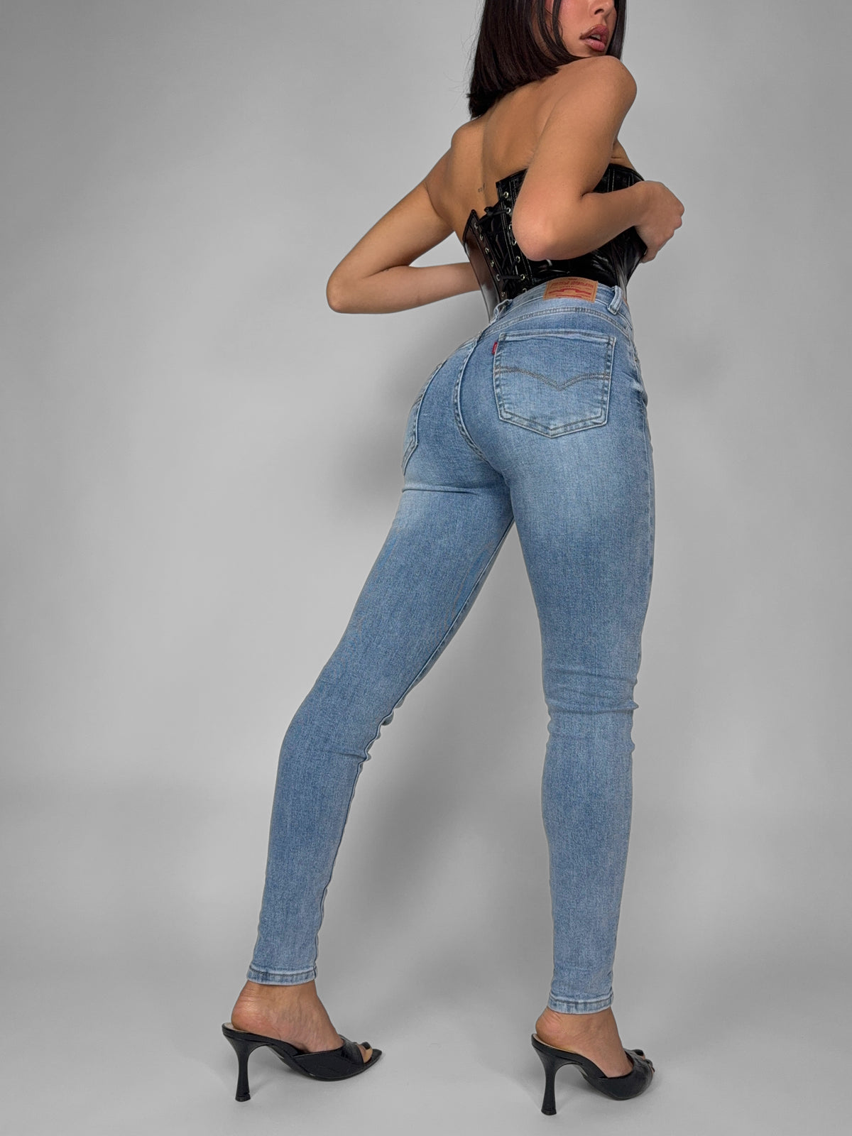 Miracle Push Up Jeans -5KG - Light Denim