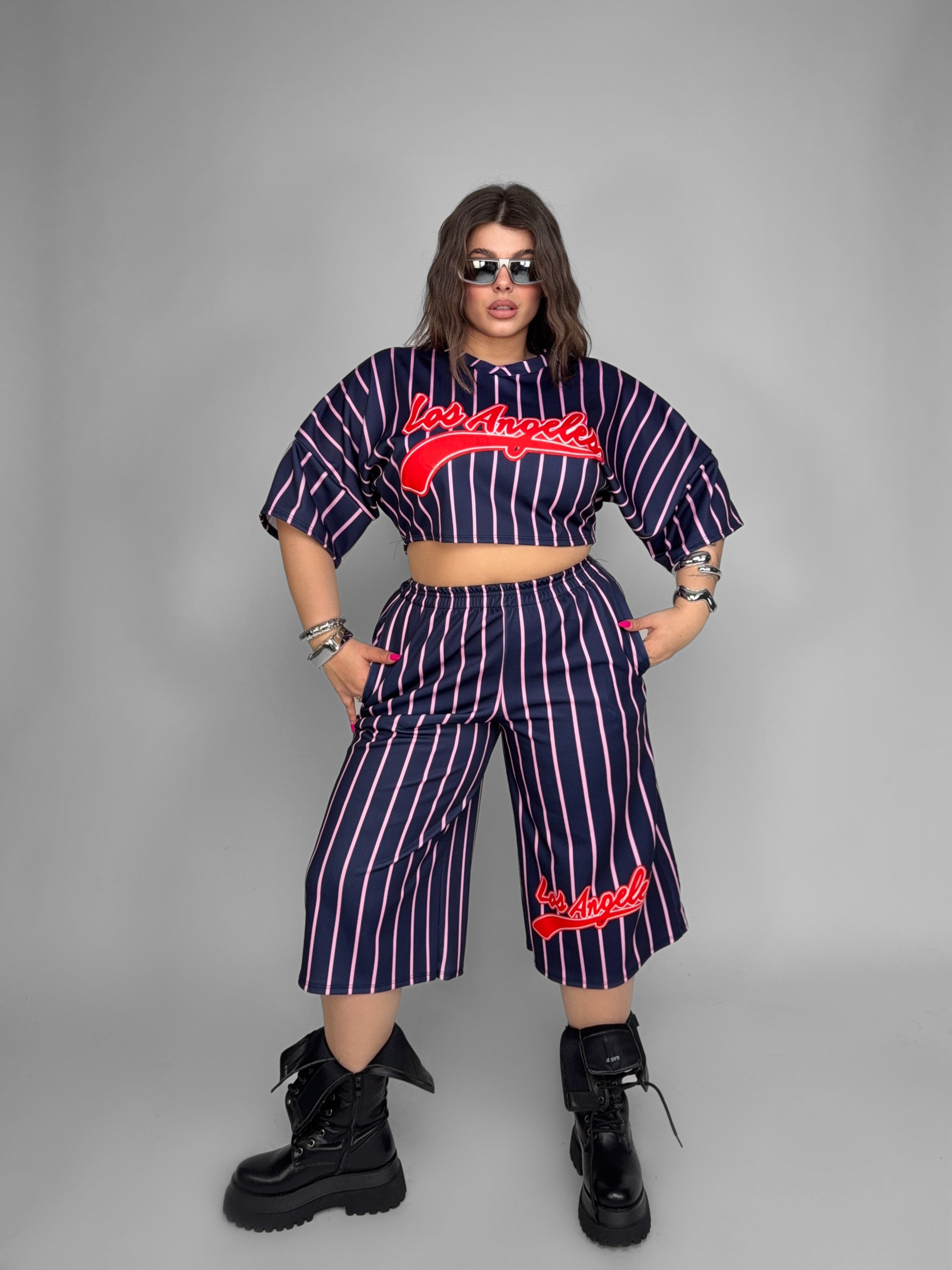 CURVY FIT - Los Angeles Outfit - Blue