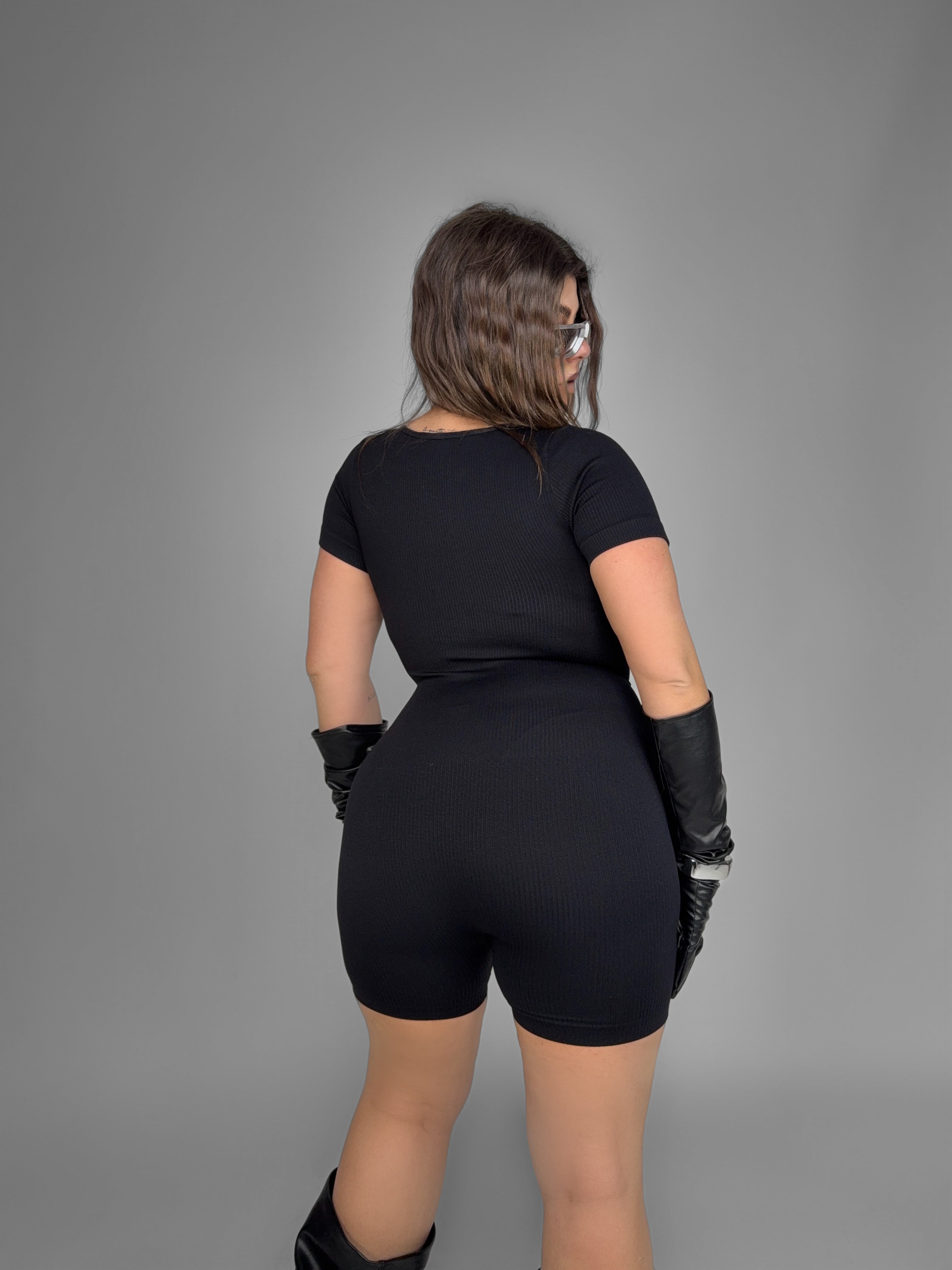 CURVY FIT - Tuta True Rib