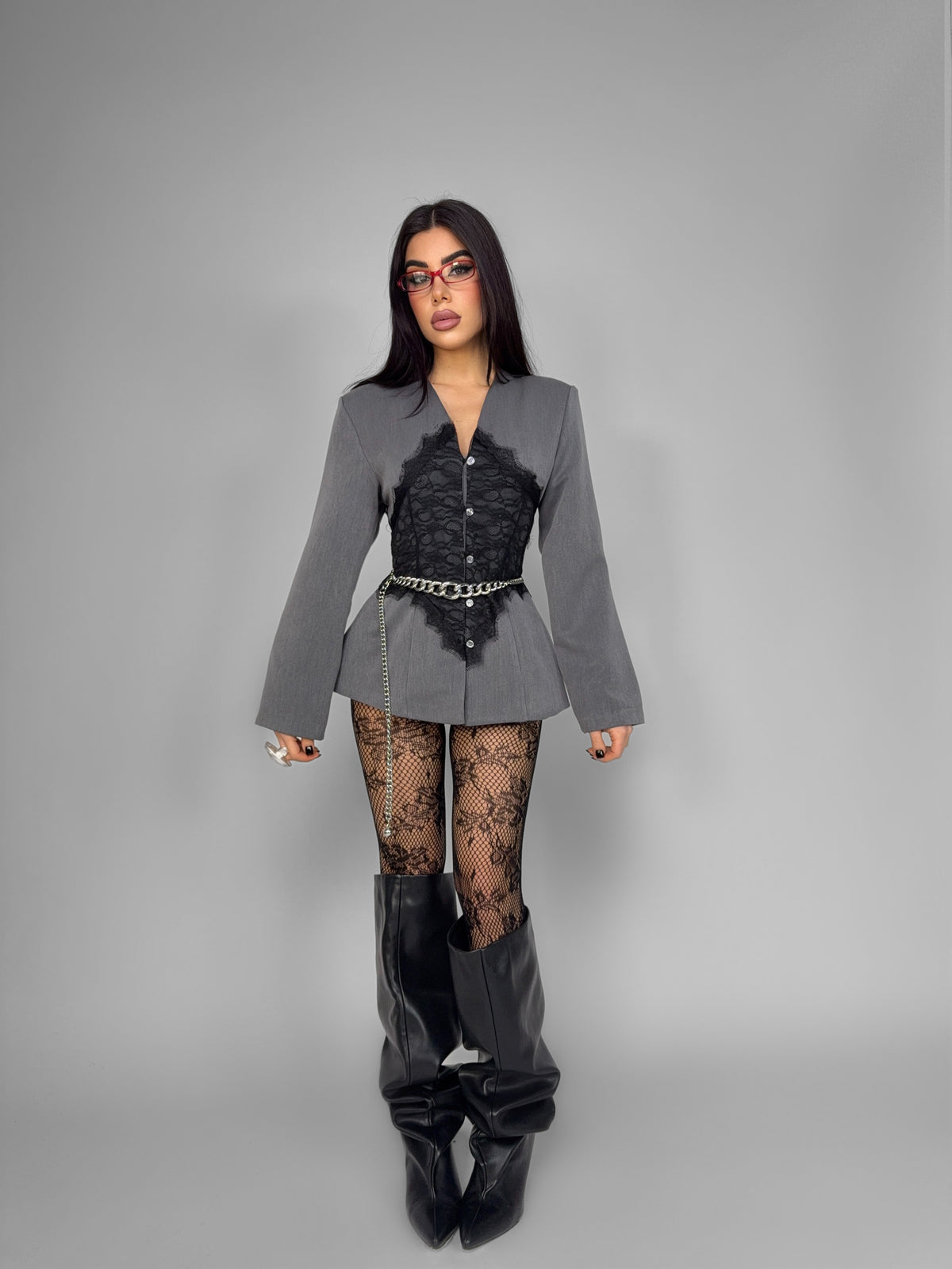 Total Look Ember Lace Grey