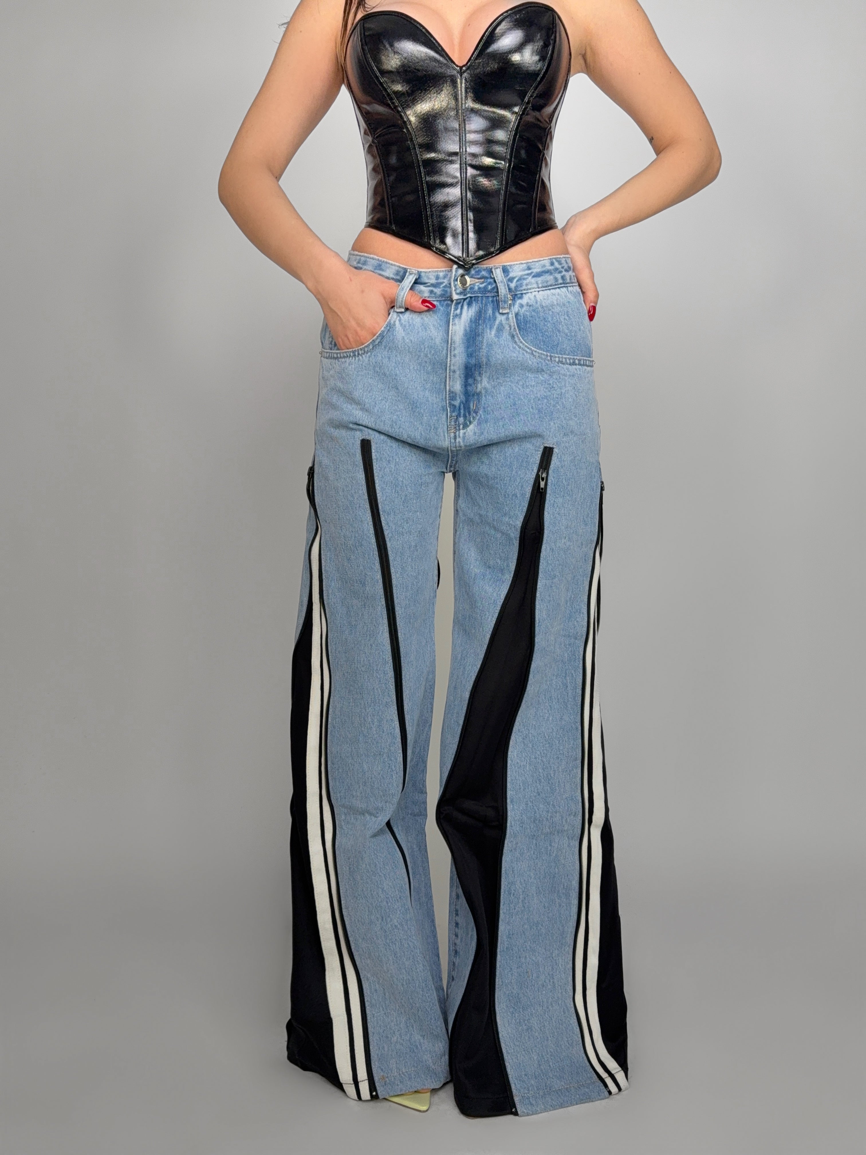 Black Line Jeans