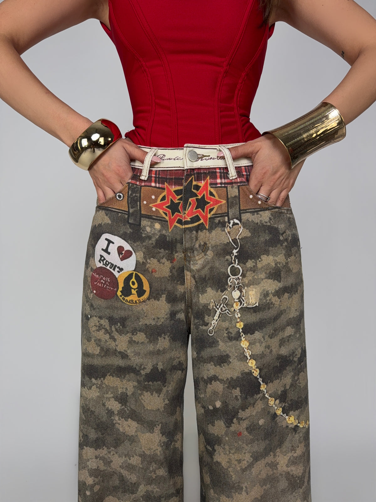 Military Sketch Jeans