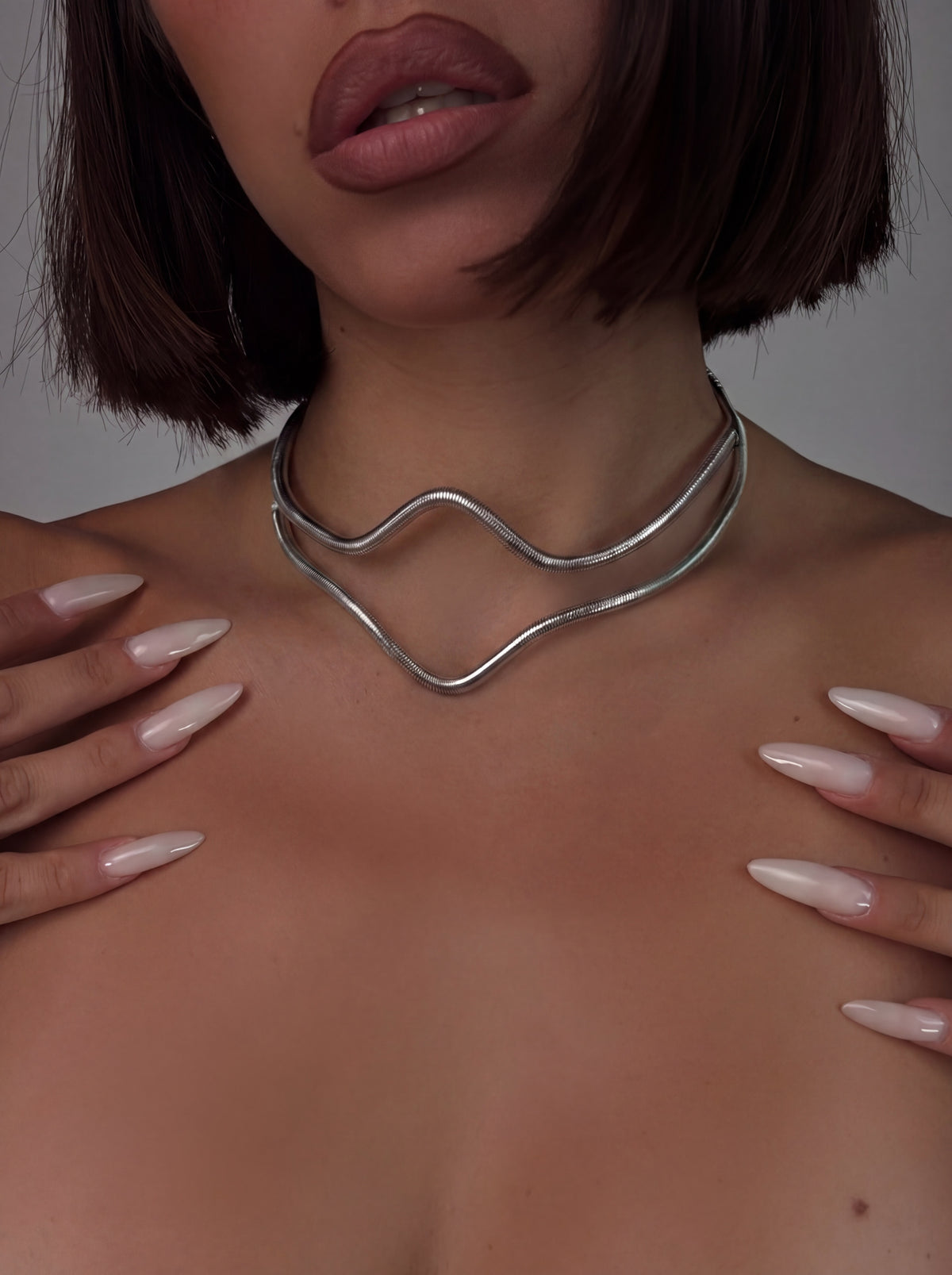 Collana Silver Wave