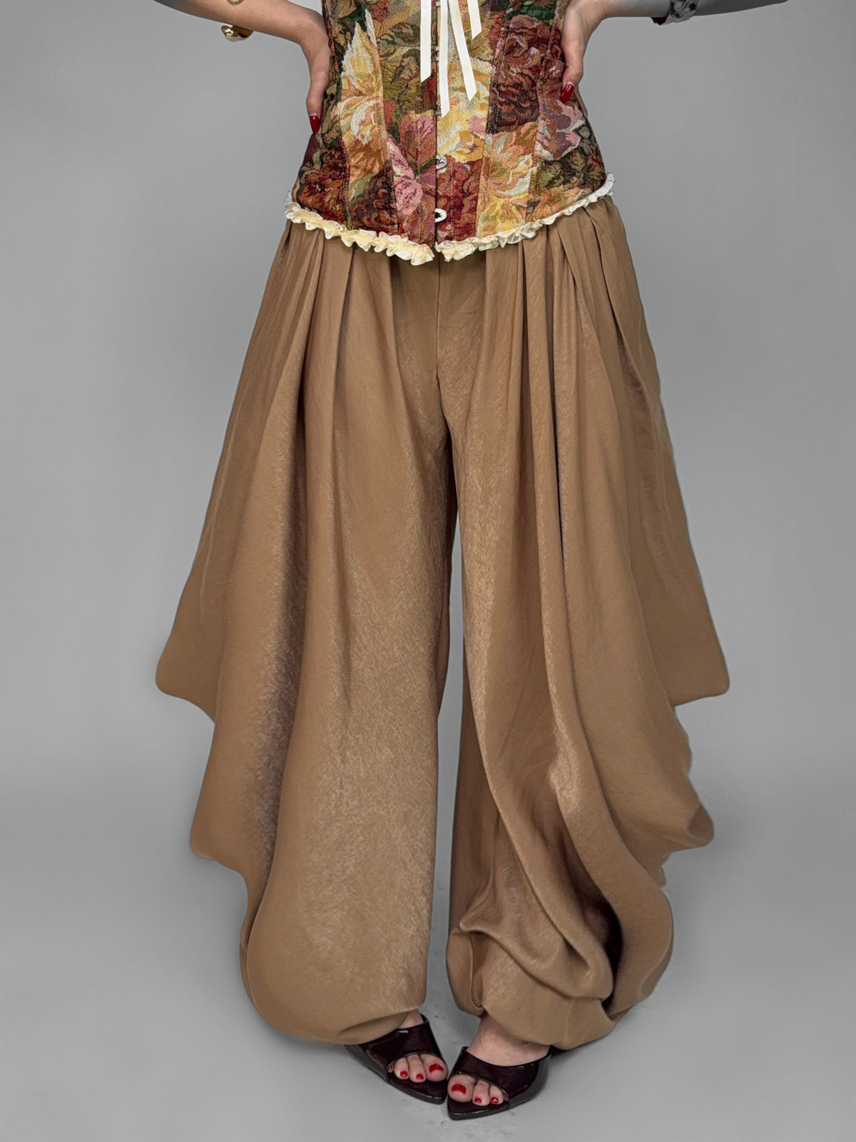 Pantalone Harem-Beige