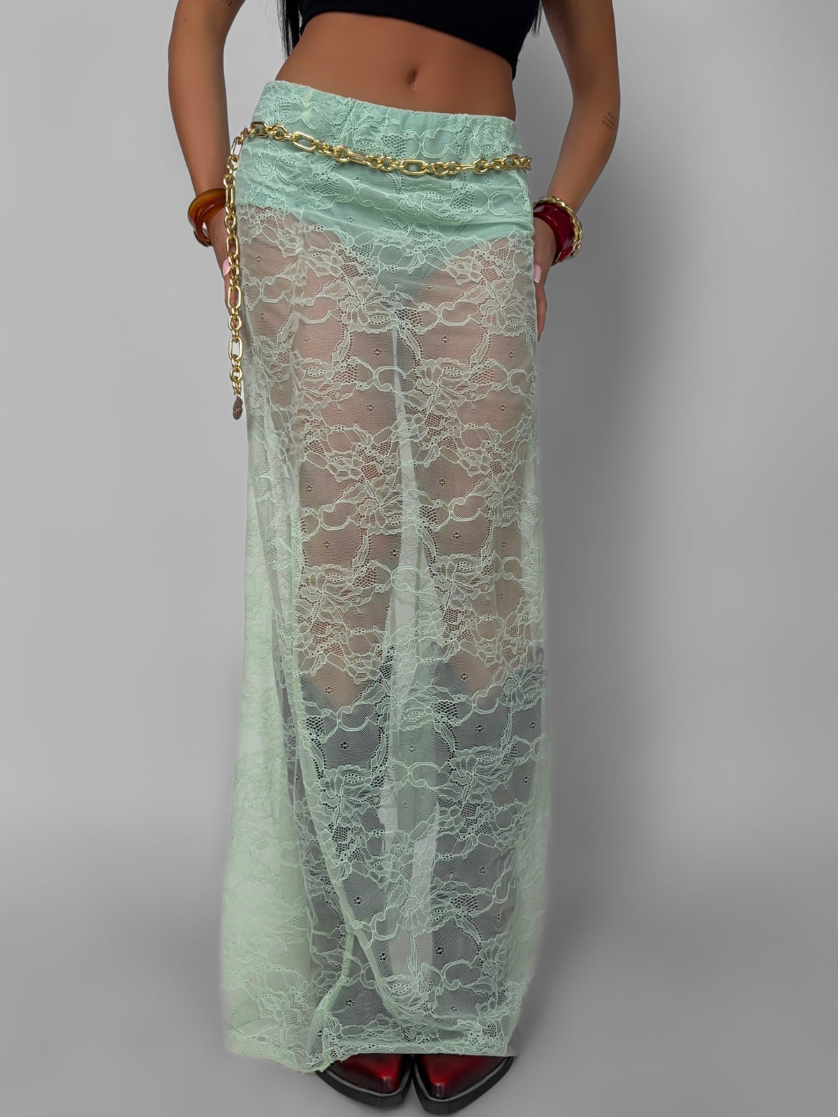 Lace gown