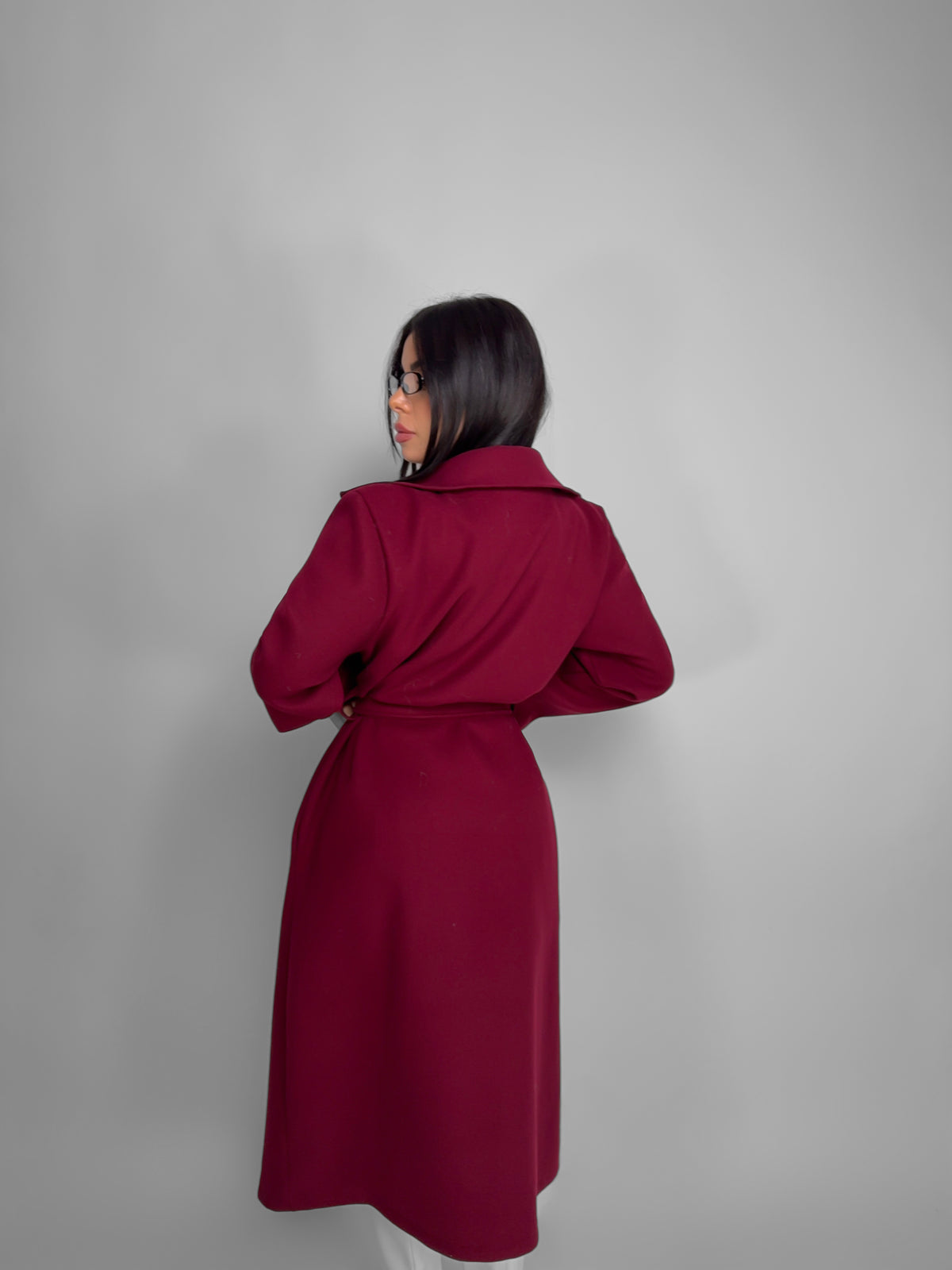 Cappotto Callie-Cherry red