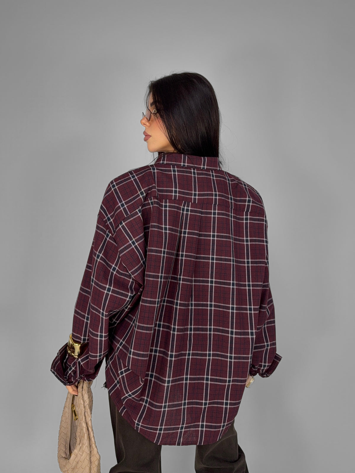 Rustic Tartan-Cherry Red Shirt