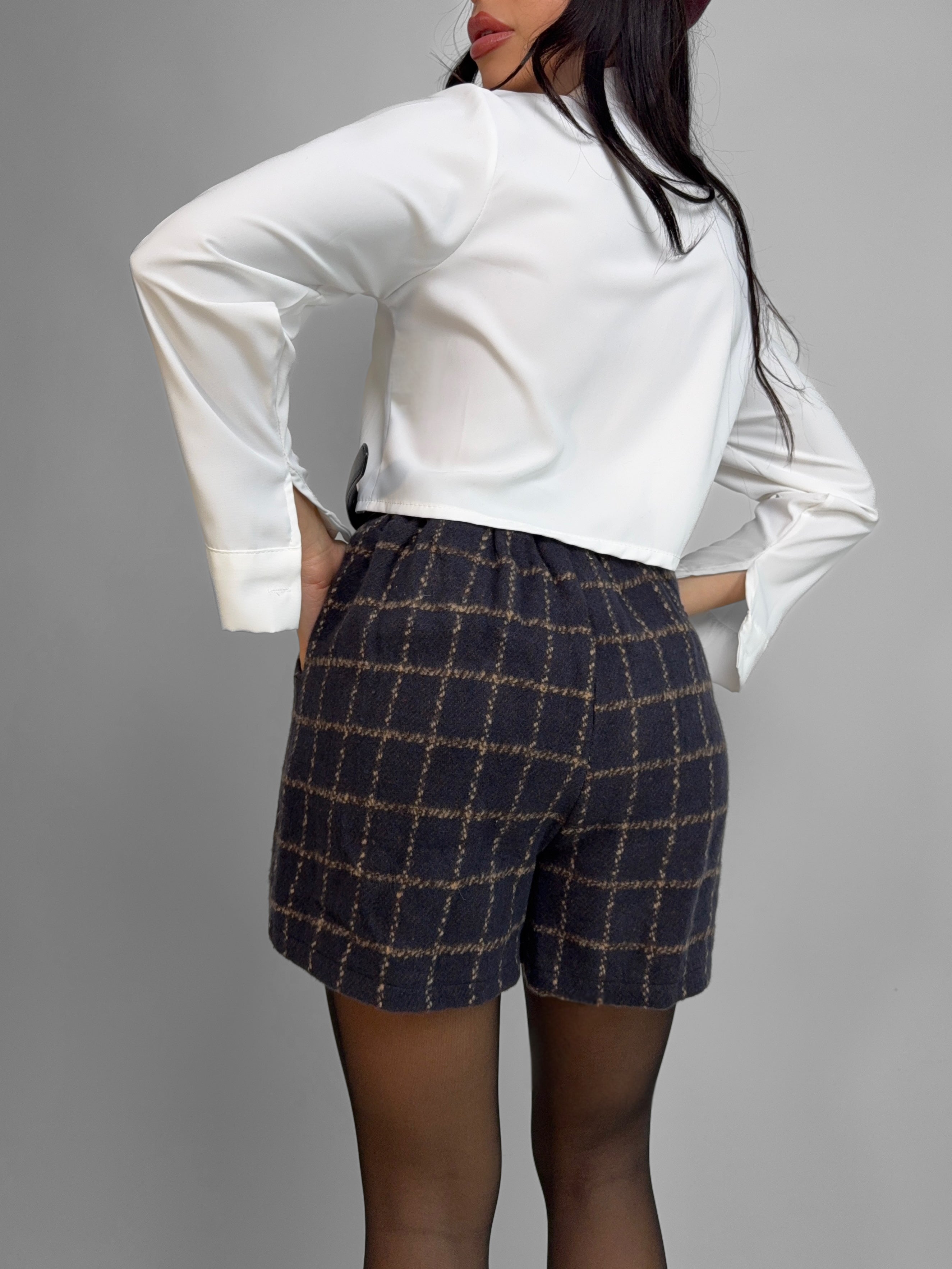 Oxford-Blue Shorts