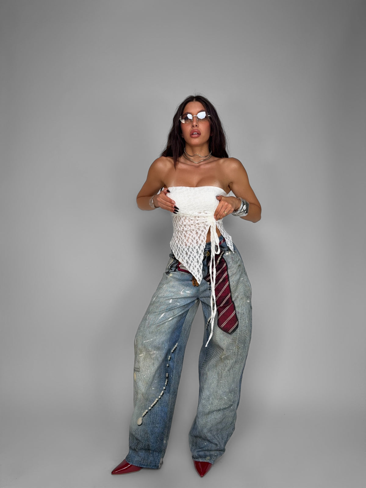 Total Look Halter White