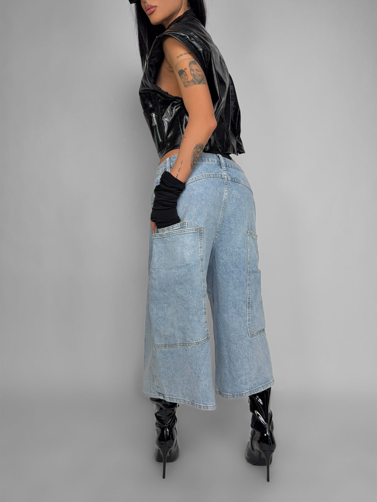 Sunny Denim Bermuda Shorts