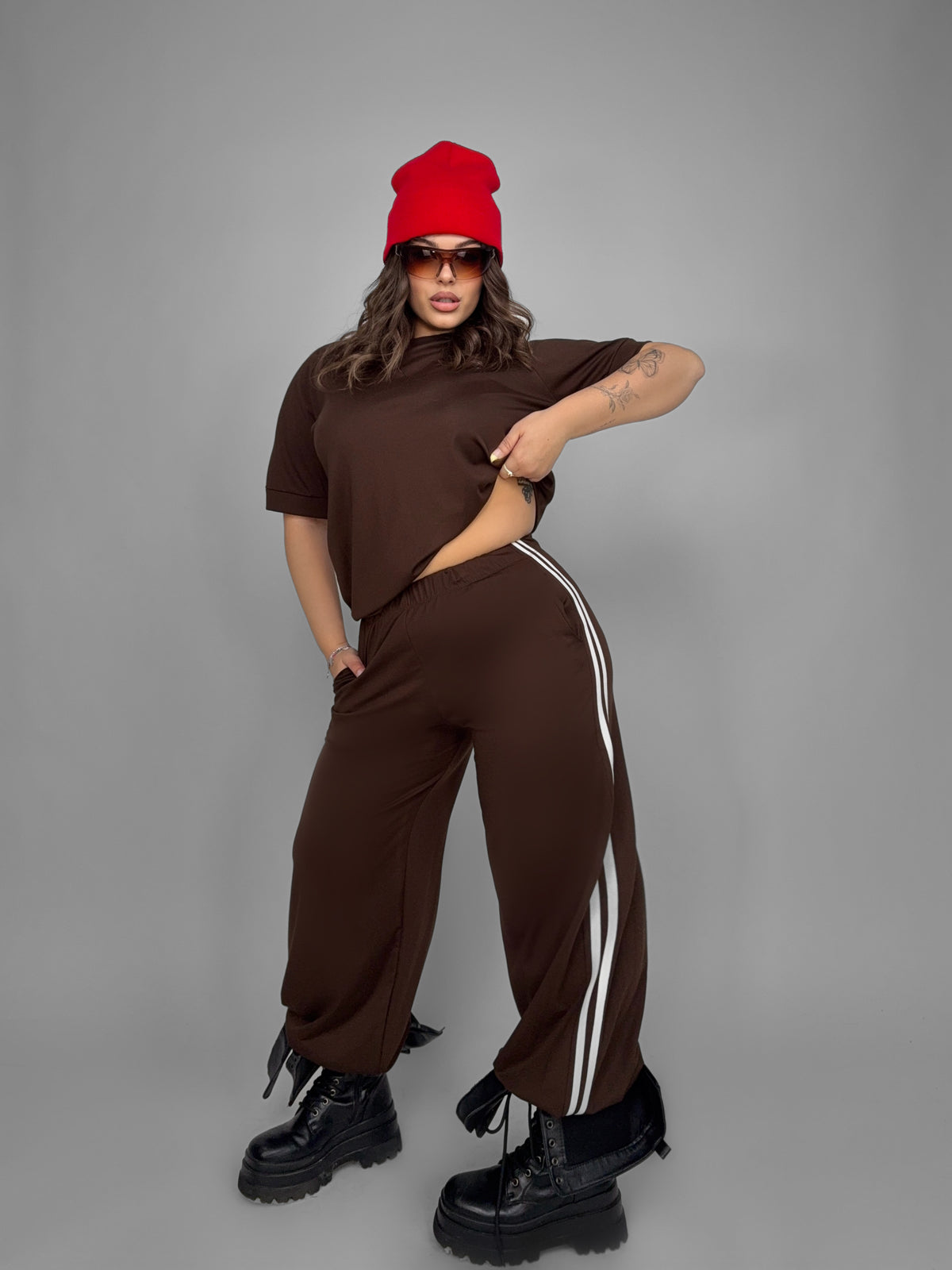 CURVY FIT -Completo Urban Stripe