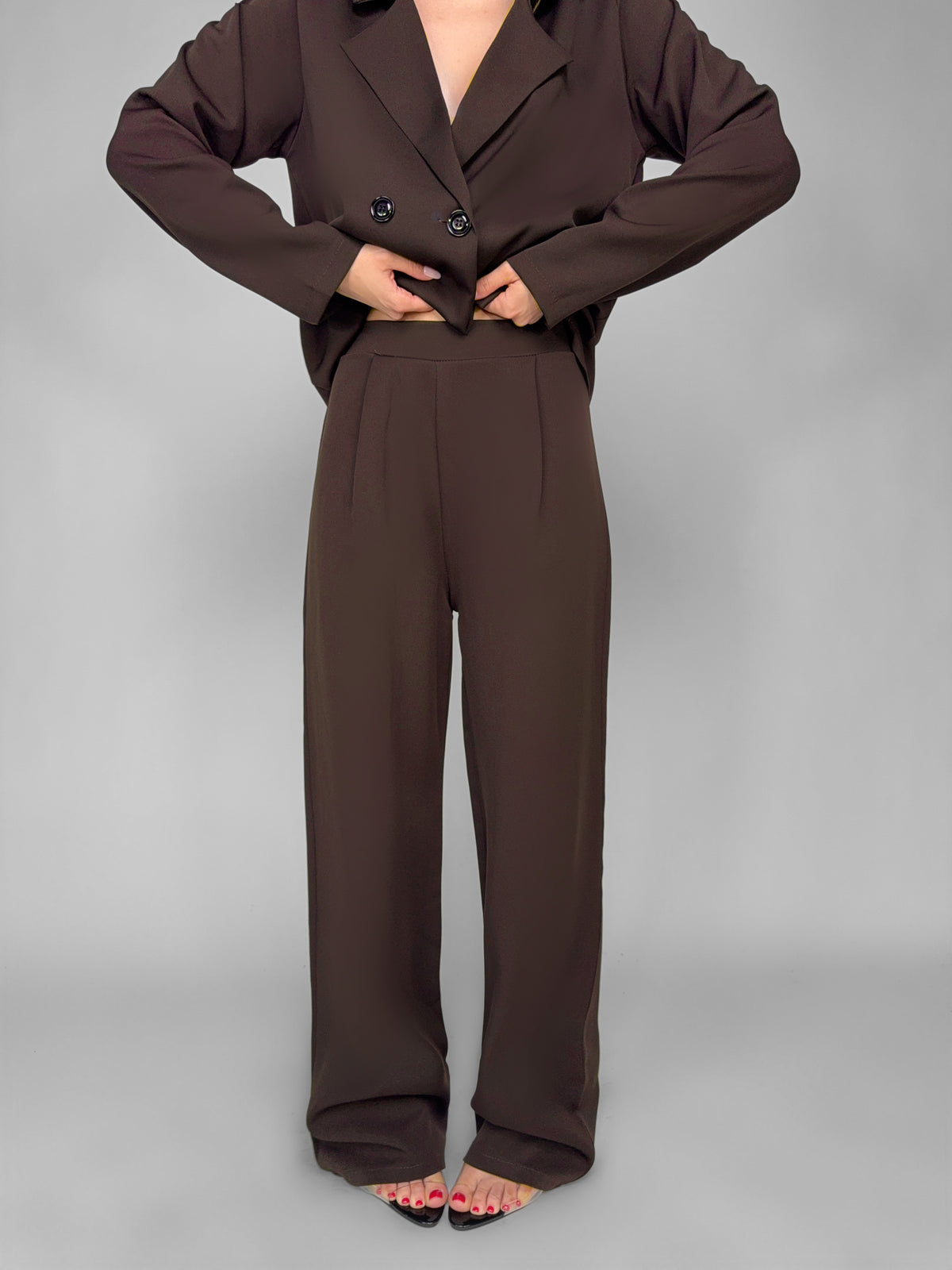 Soft Touch Suit - Brown