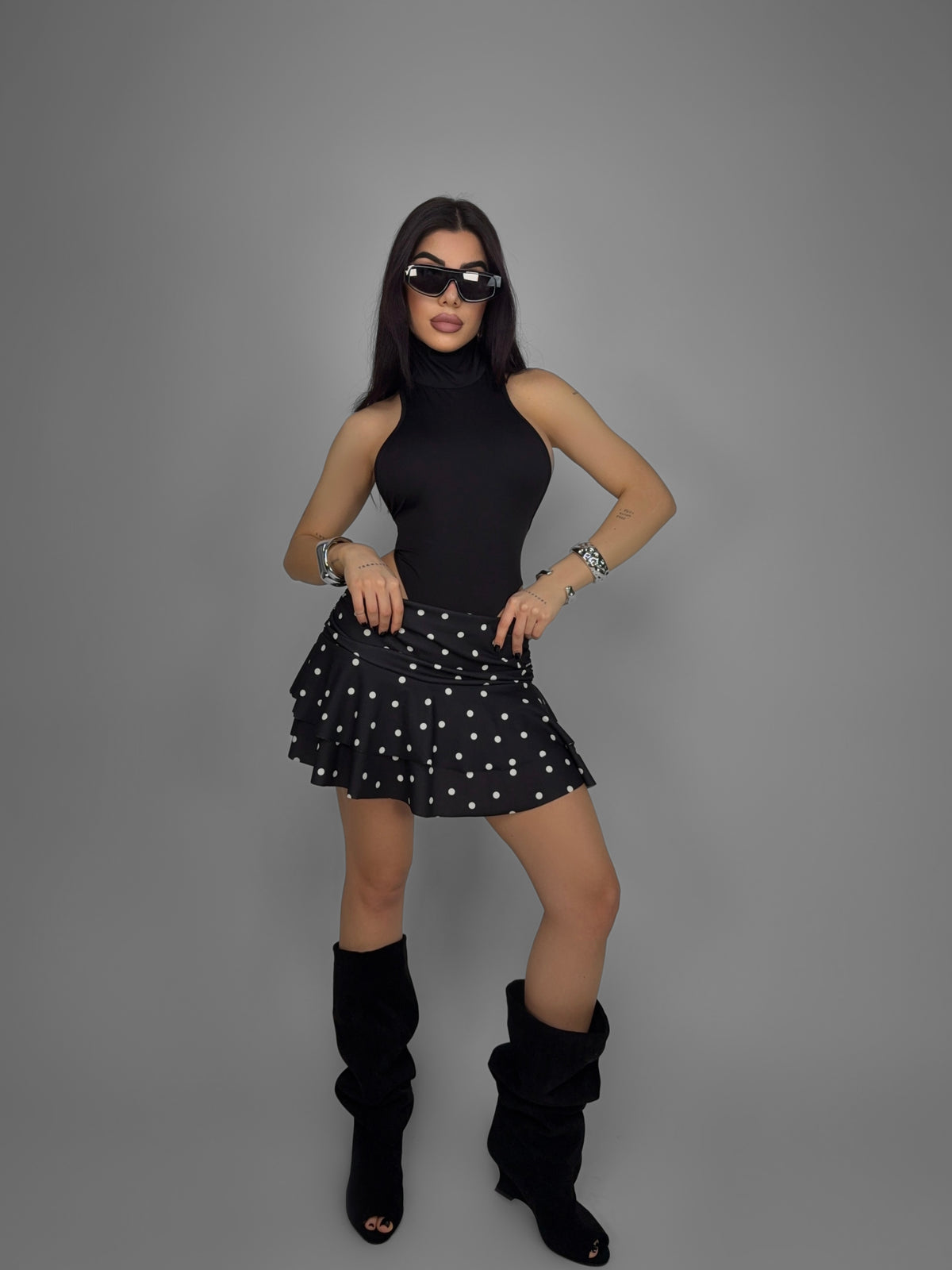Total Look Flowing Black