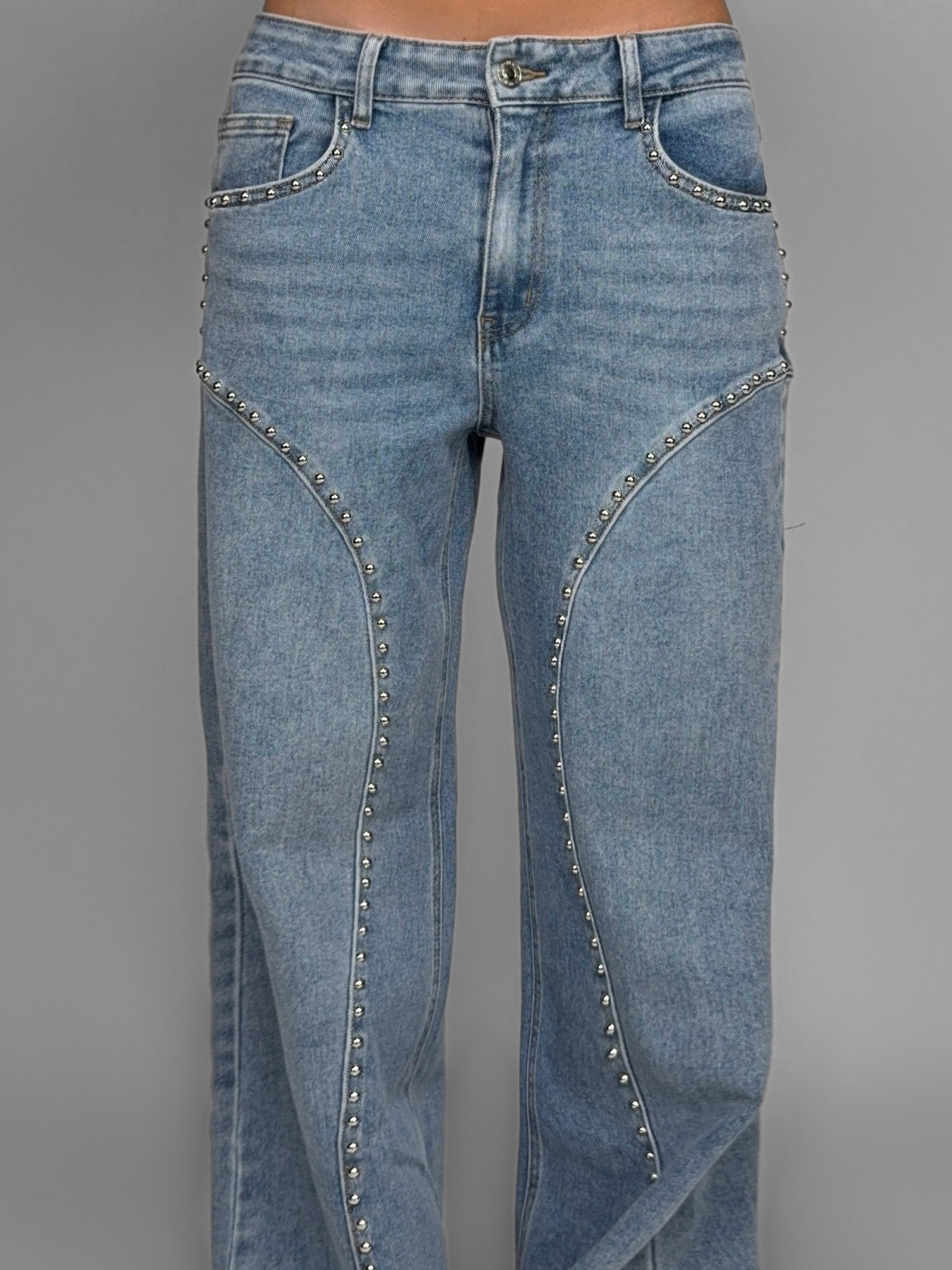 Jeans Studded Denim