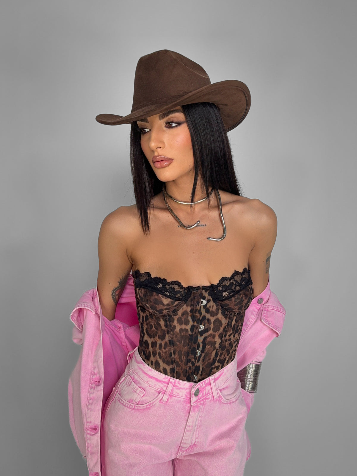 Corset Structured Leopard