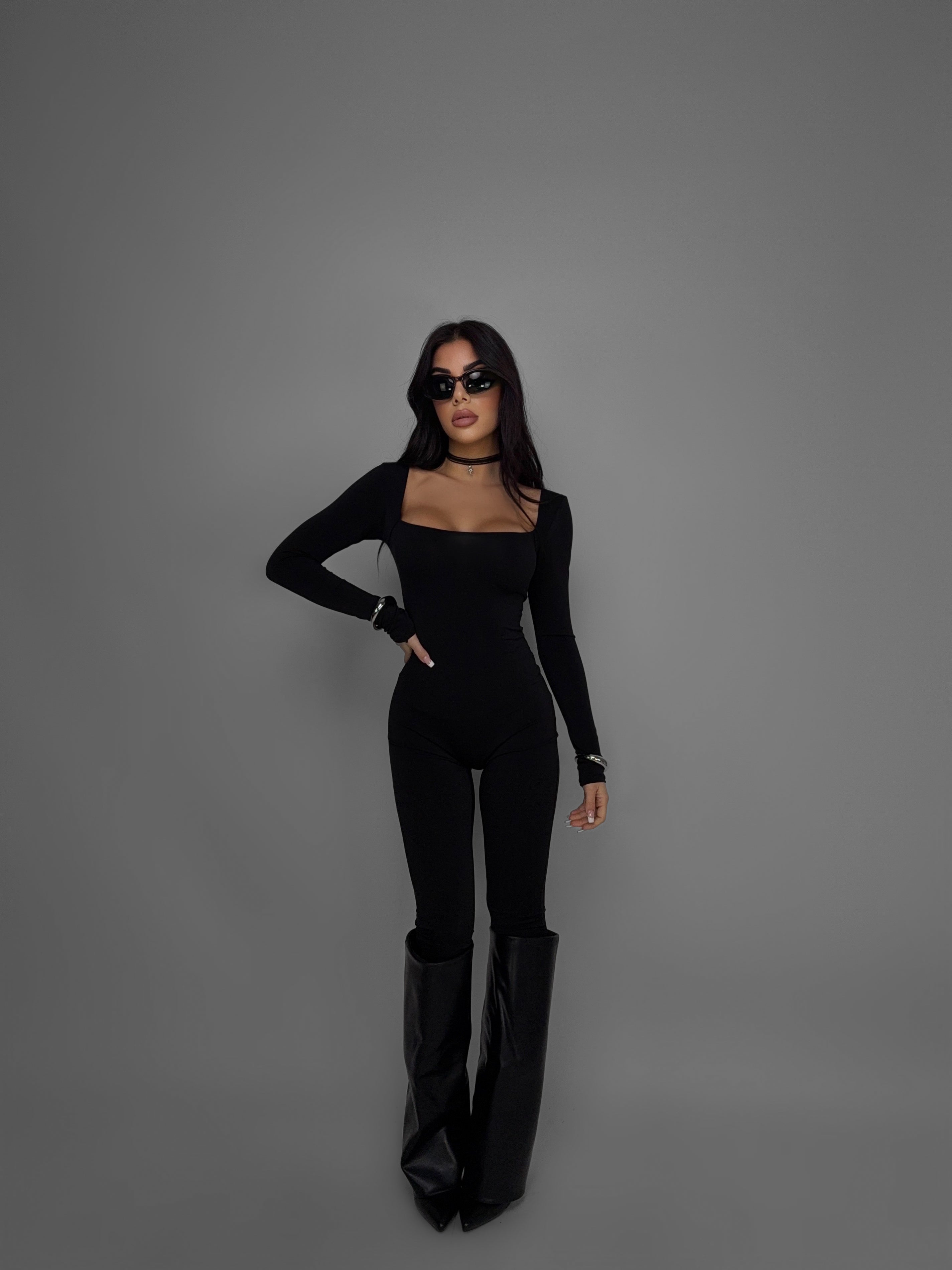 Blossom Jumpsuit - Black