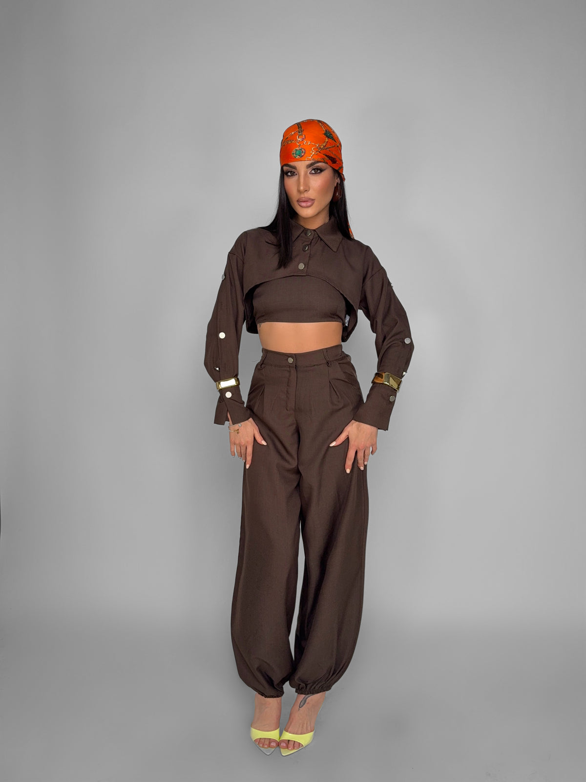 Set 3 Pezzi Street-Brown