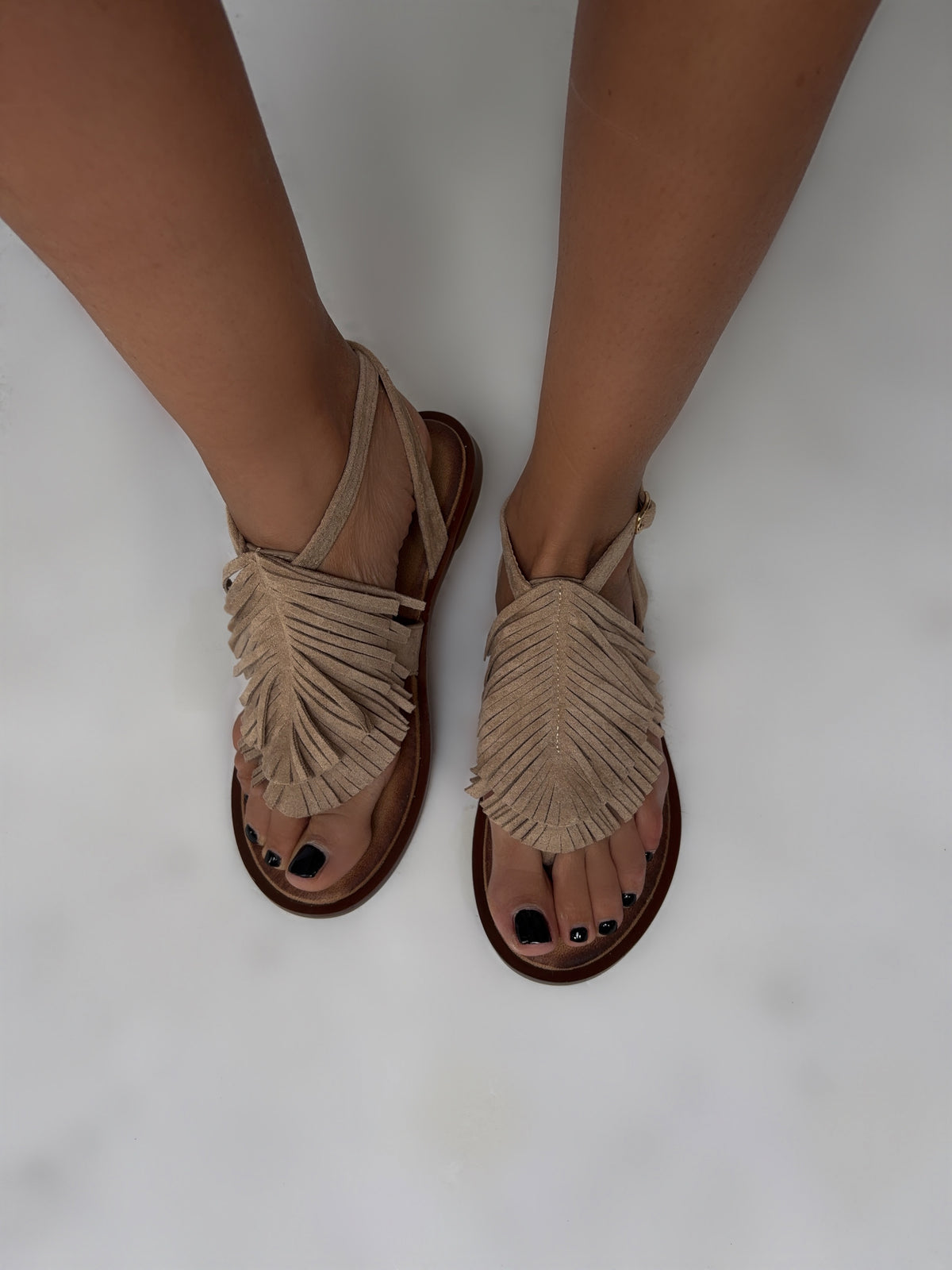 Sandalo Tassel Fringe - Khaki