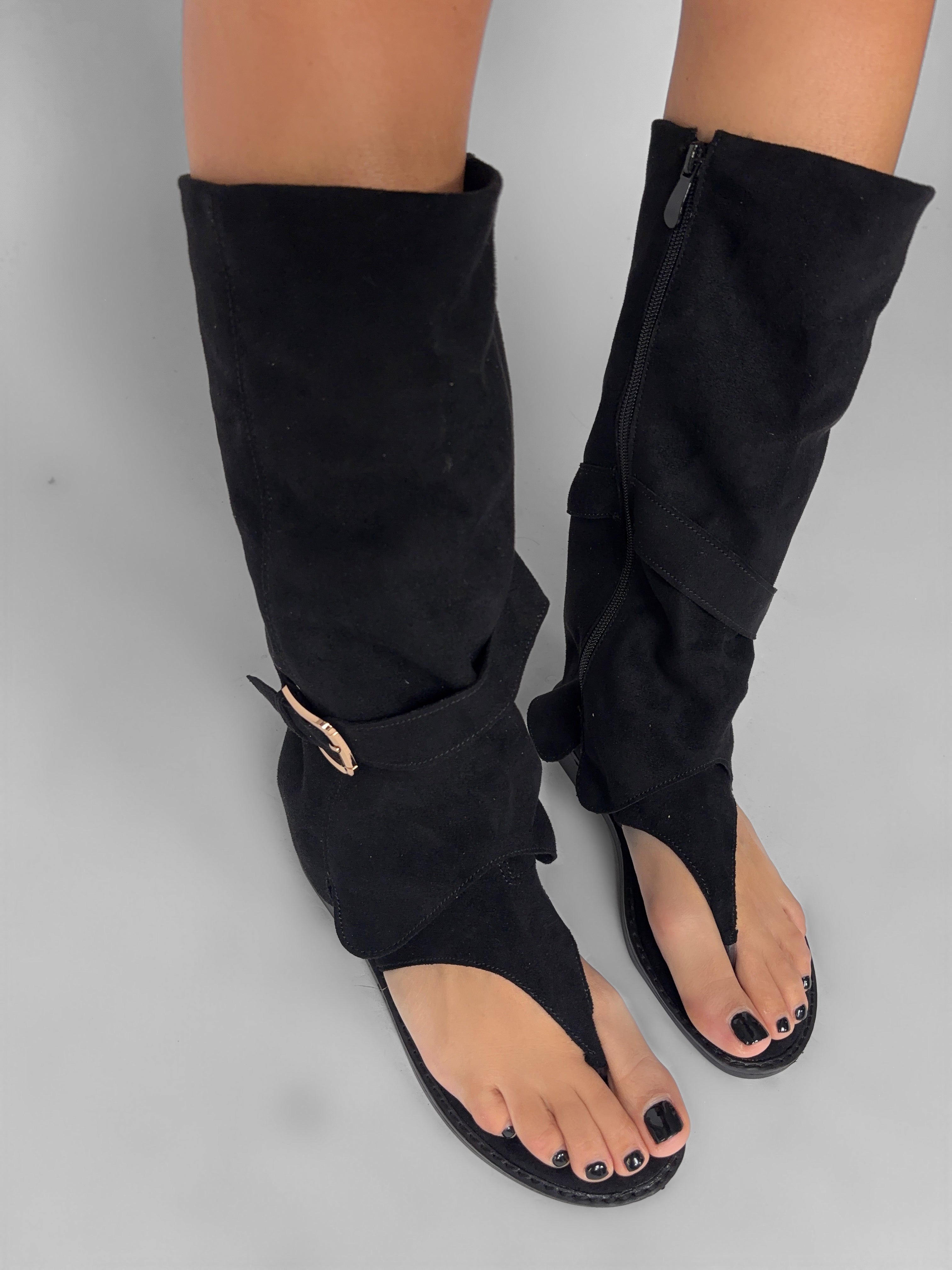 Sandalo Tall Gladiator - Black