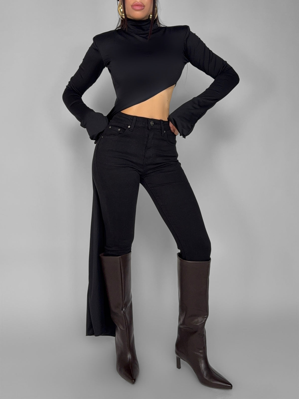 Miracle Push Up Jeans -5KG - Black