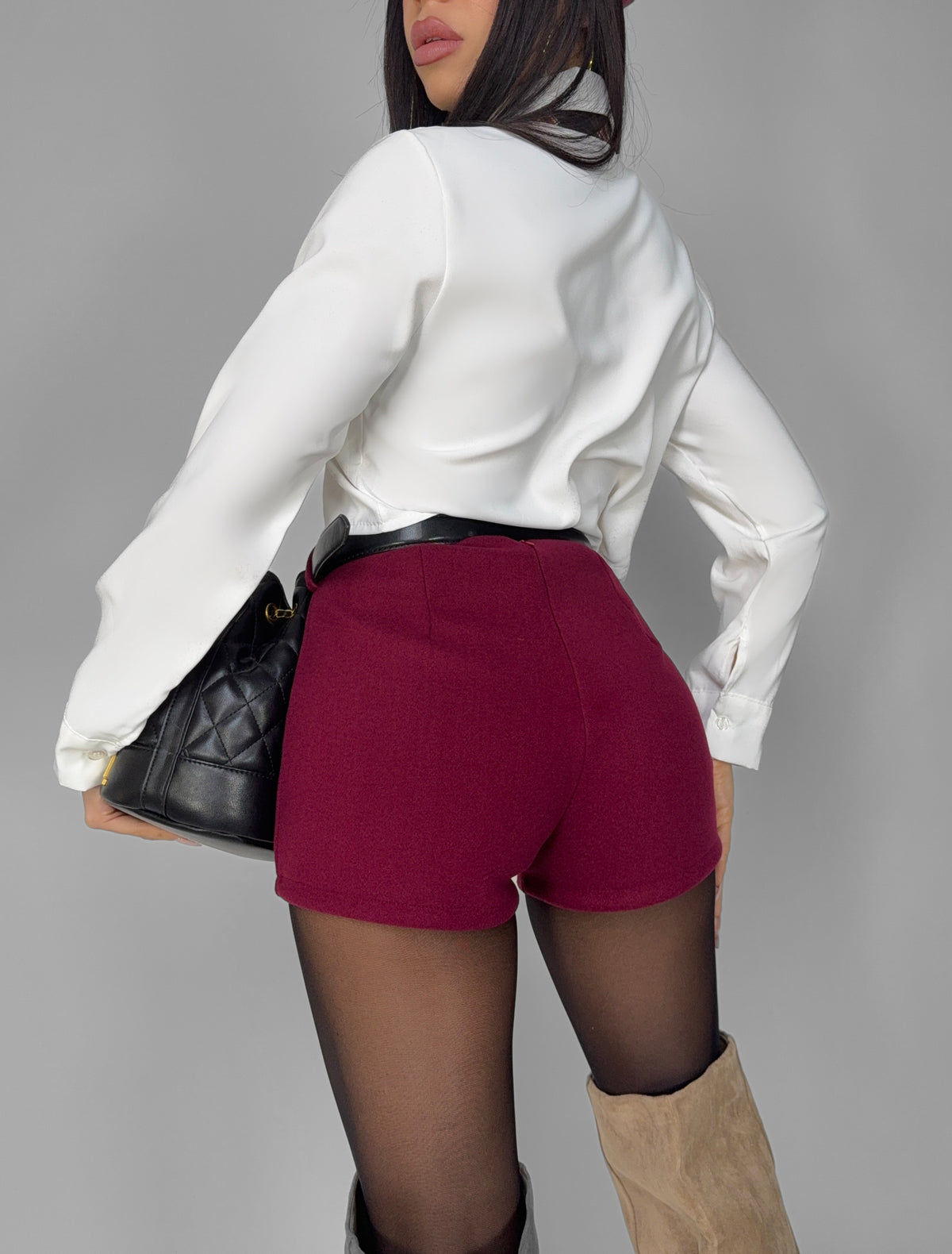 Shorts Material Girl - Cherry Red