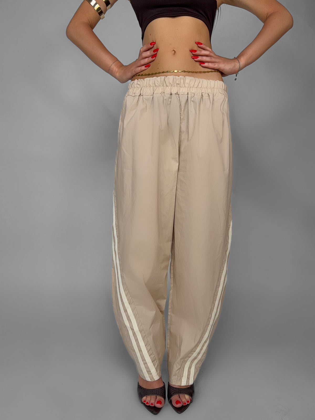 Pantalone Streetwear-Beige