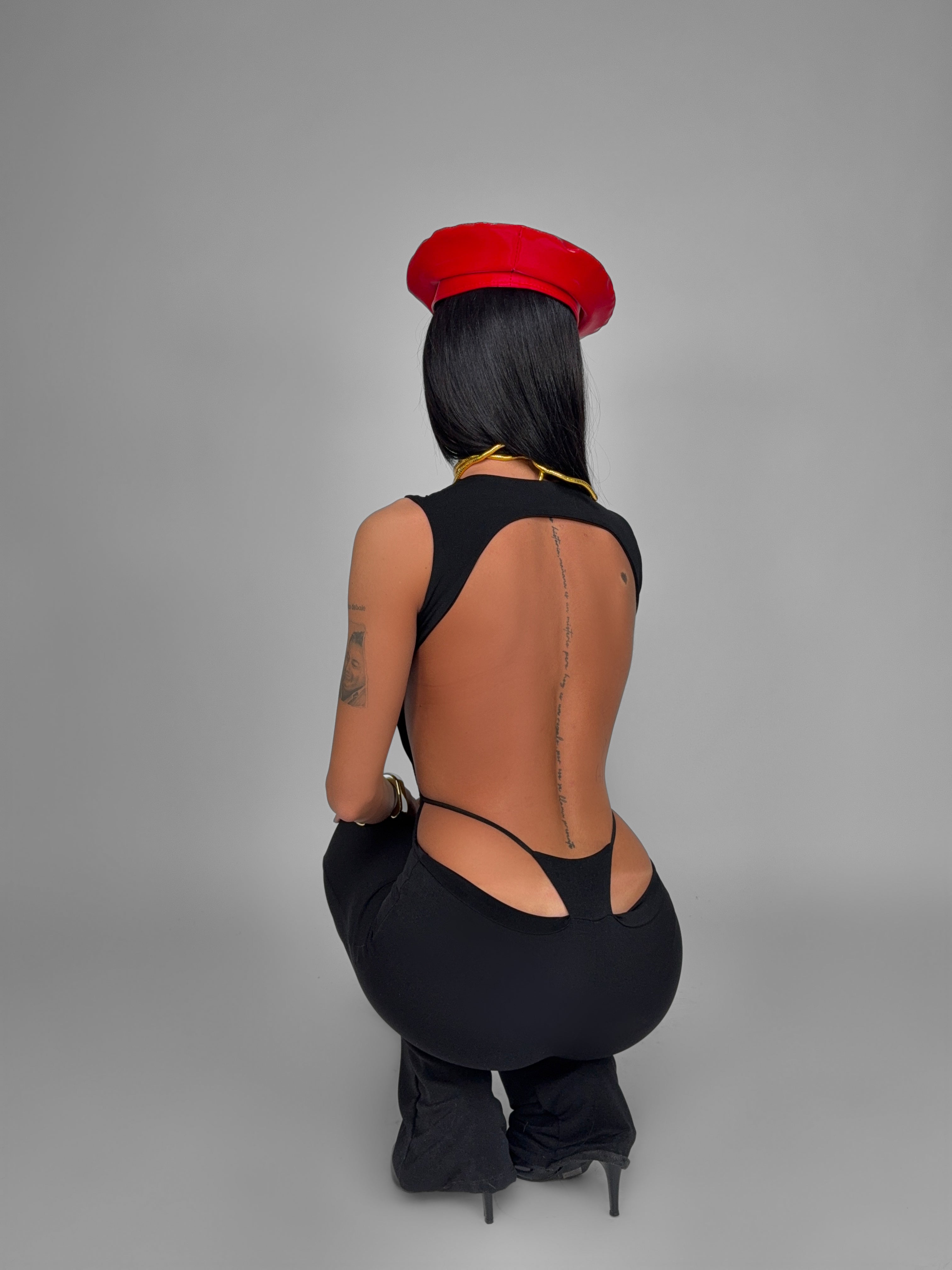 Tuta Backless Curve