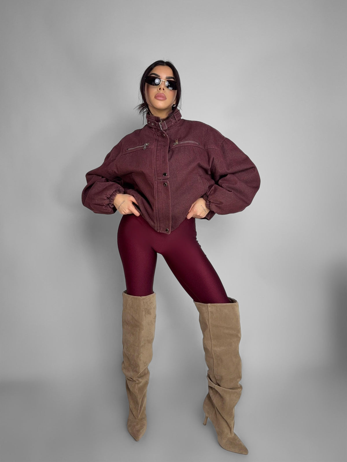 Total Look Bourgundy