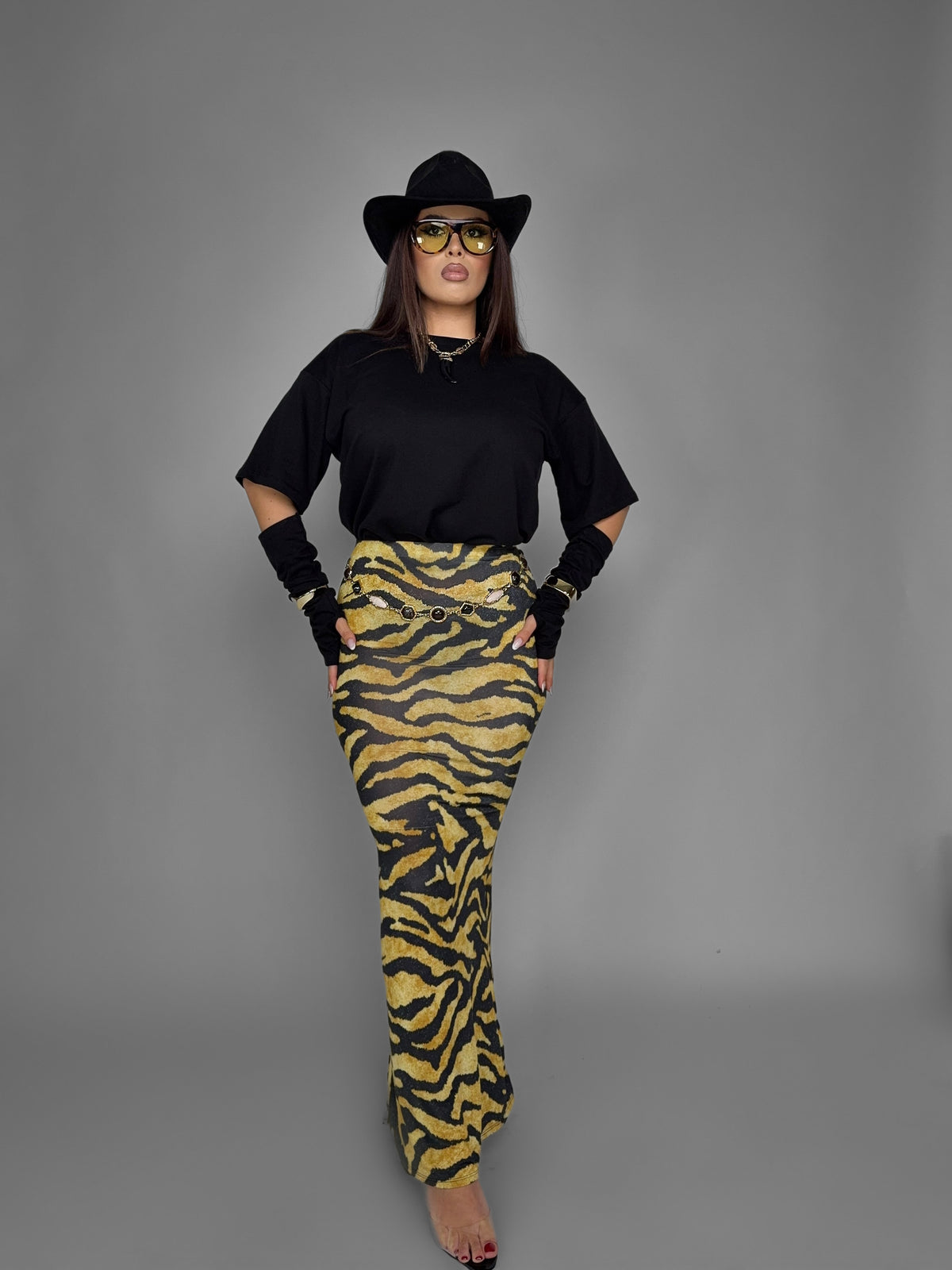 Total Look Yellow Zebra