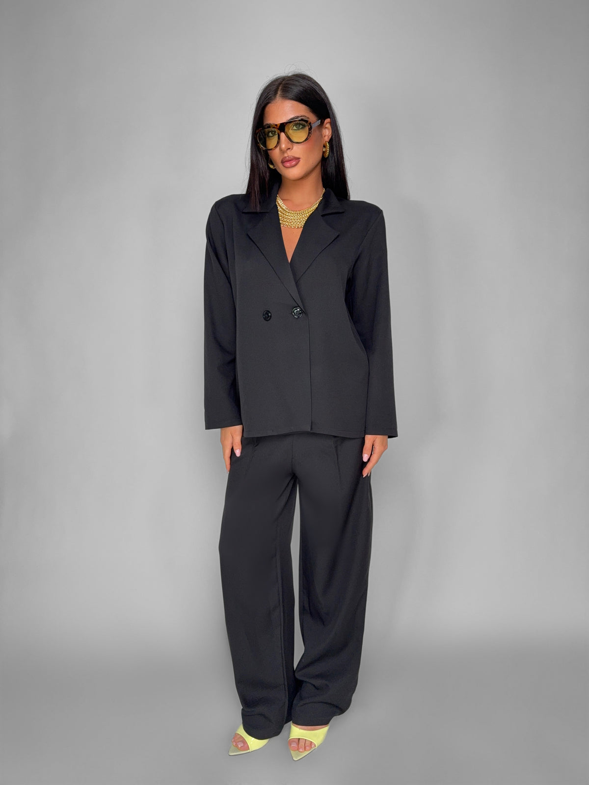 Soft Touch Tracksuit - Black